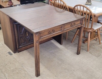 Solid Wood Transitional Design Table