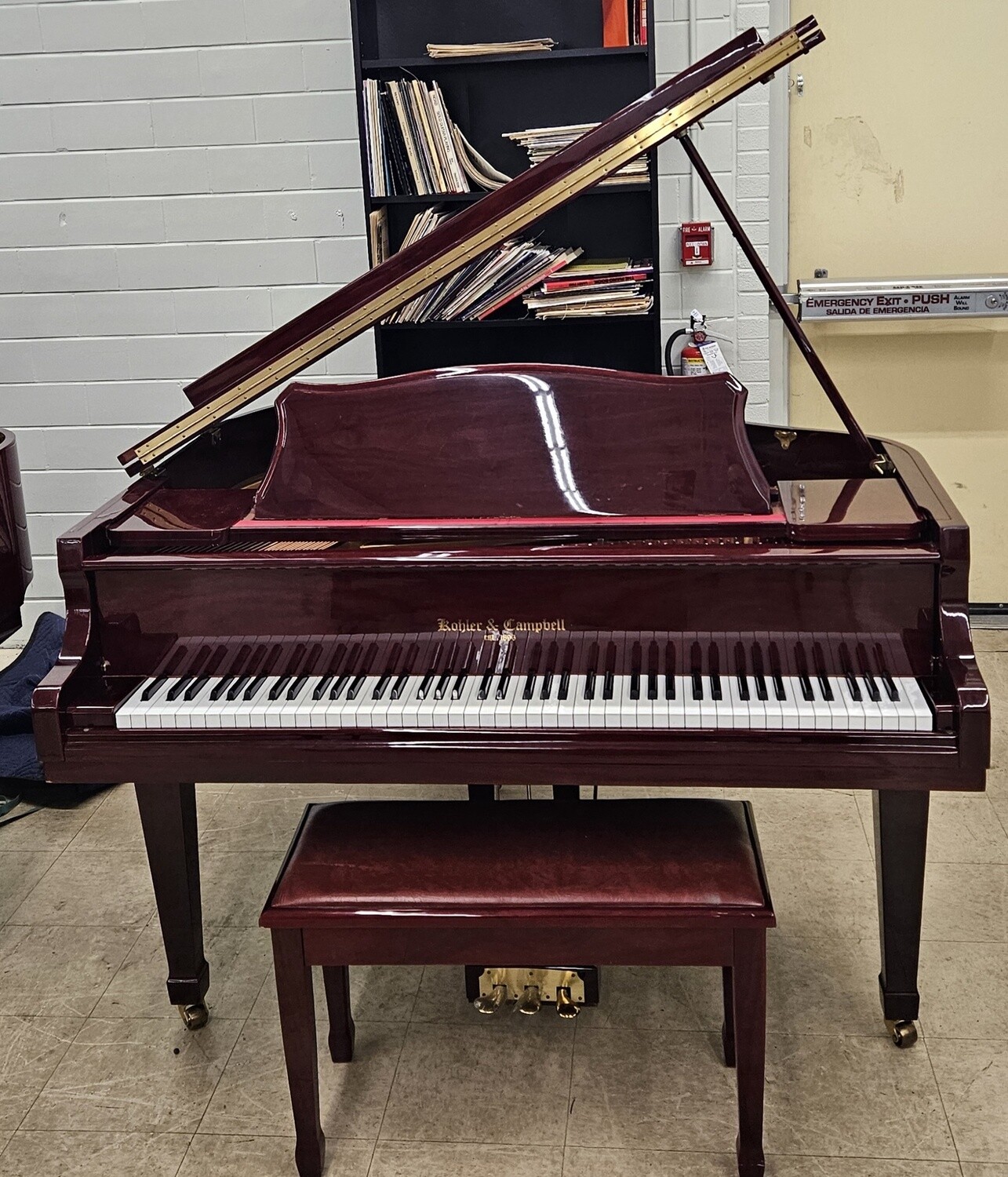 Gloss Dark Cherry Petite Baby Grand Piano *FREE DELIVERY