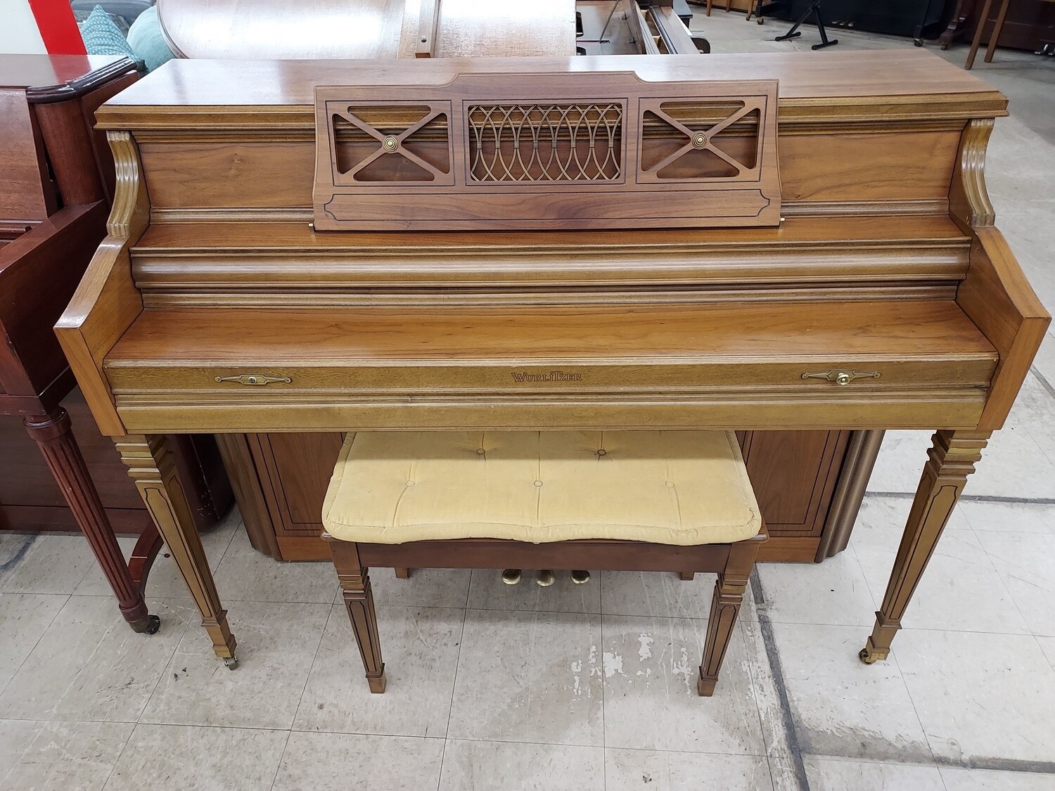 Distressed Wurlitzer Console