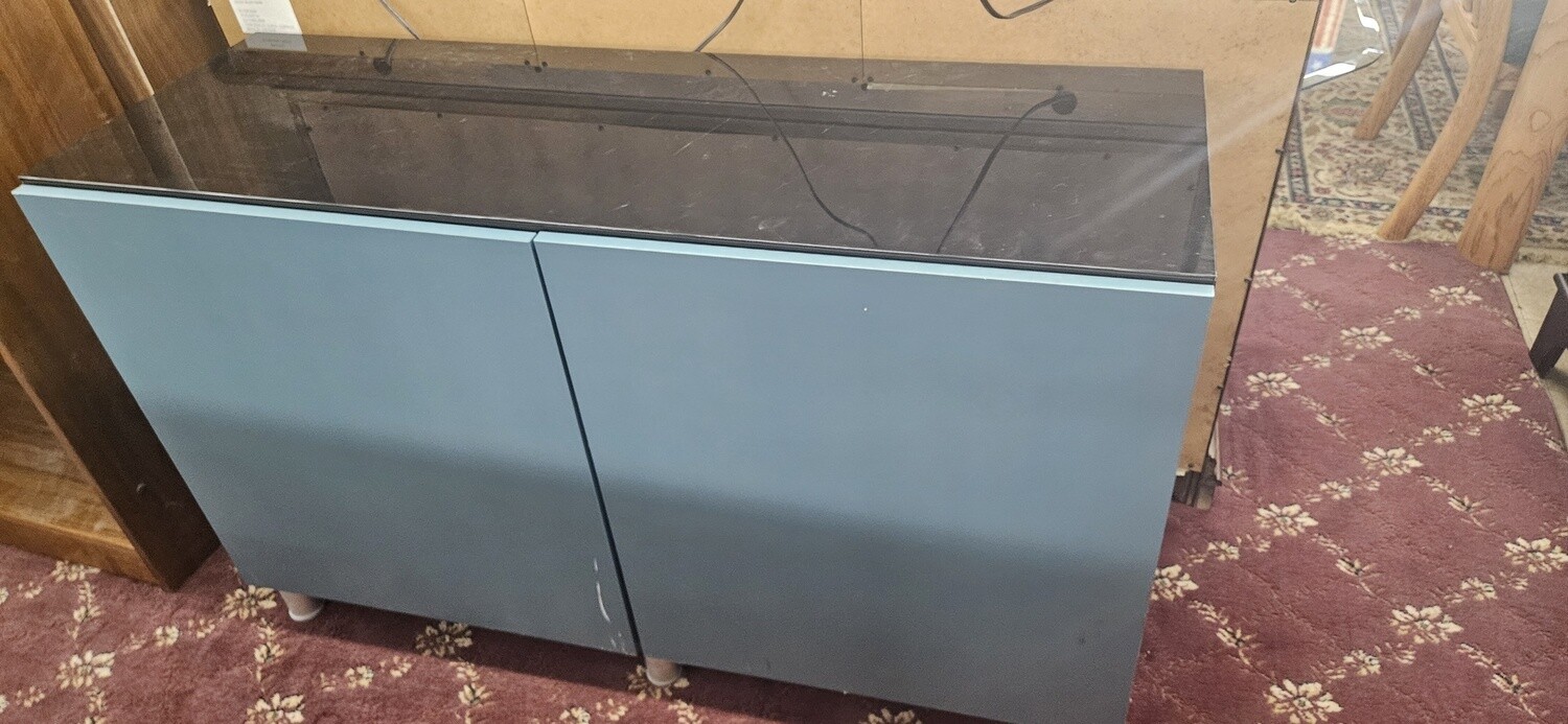 Moder Cool Blue Media Cabinet **DELIVERY AVAILABLE