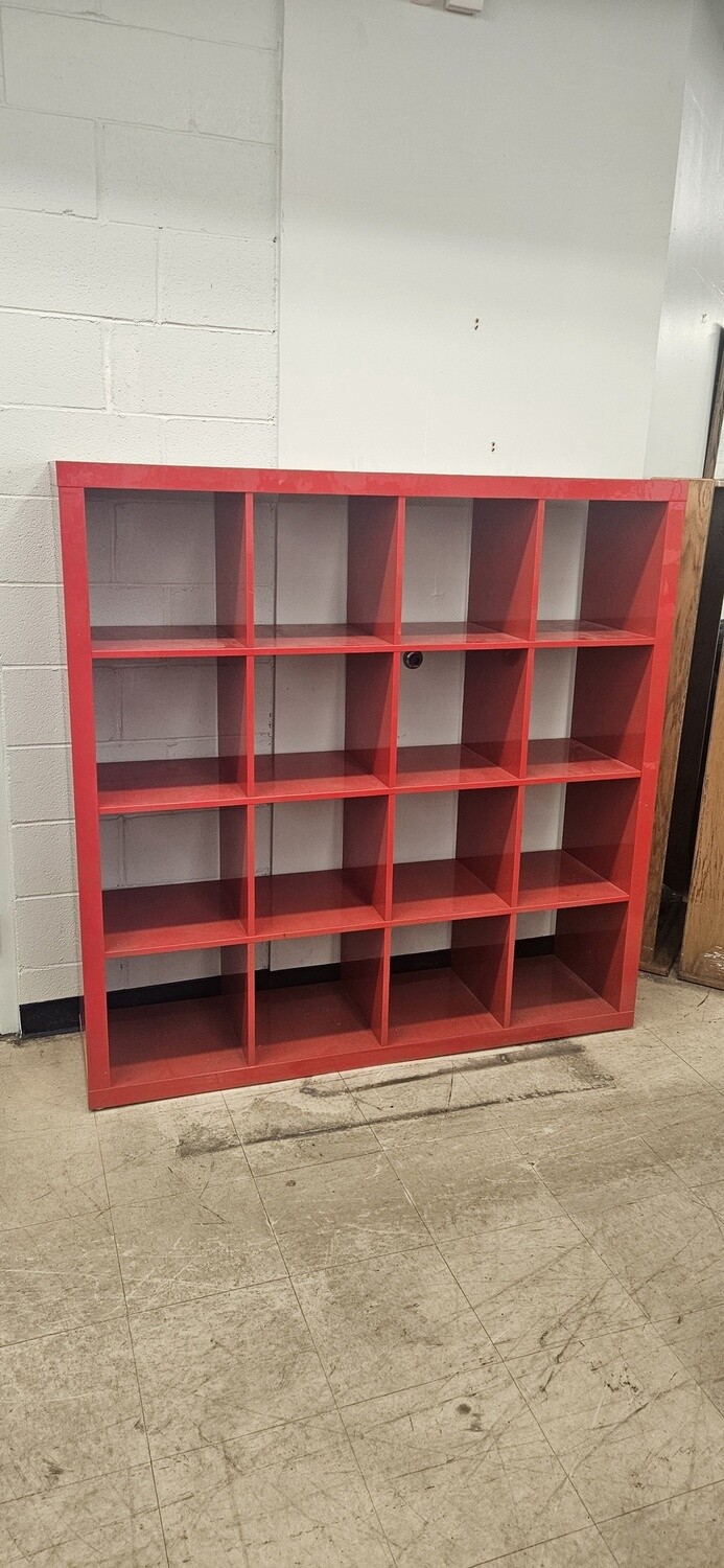 FIRE ENGINE RED Cube Shelf **DELIVERY AVAILABLE