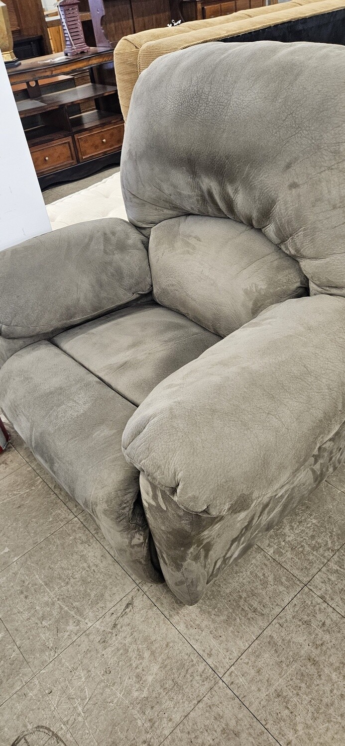 Gray Microfiber Recliner Chair  **DELIVERY AVAILABLE
