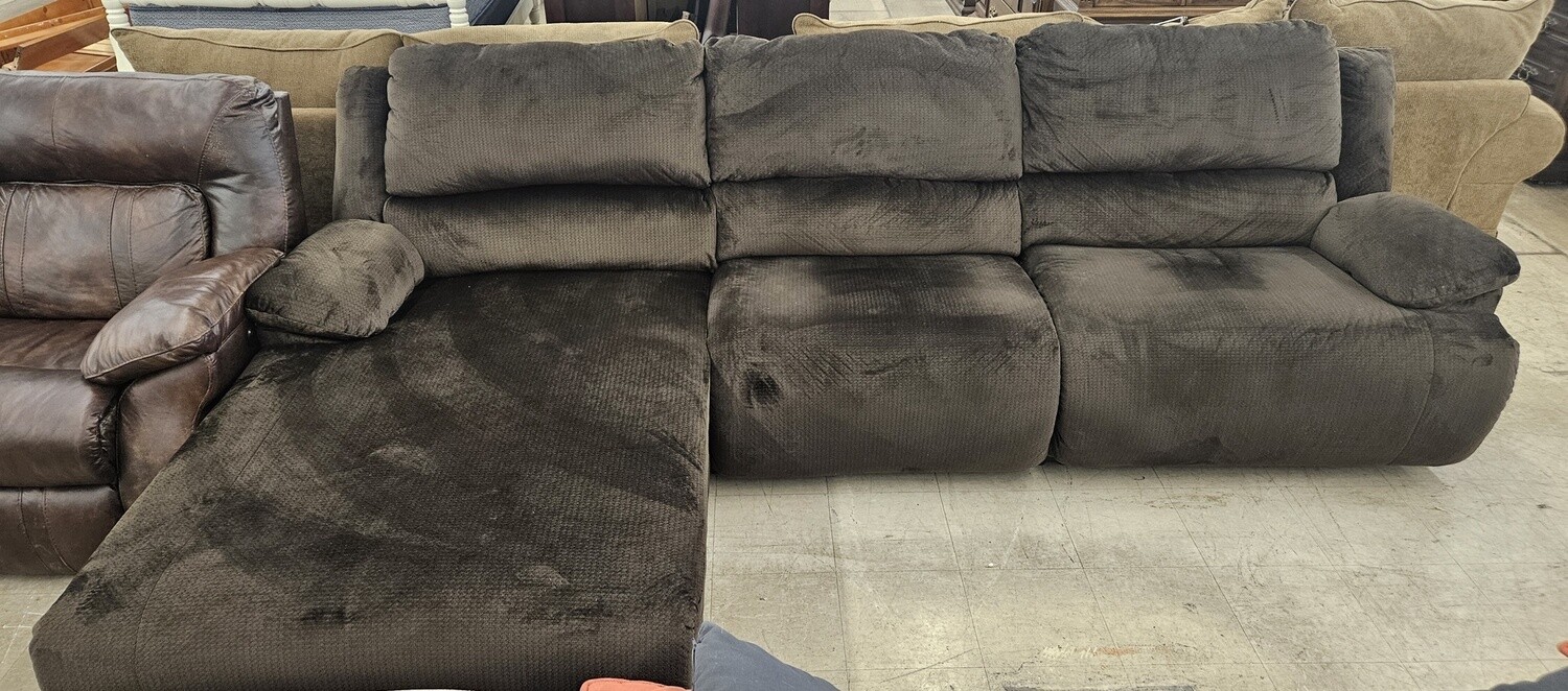 3pc Chocolate Sectional