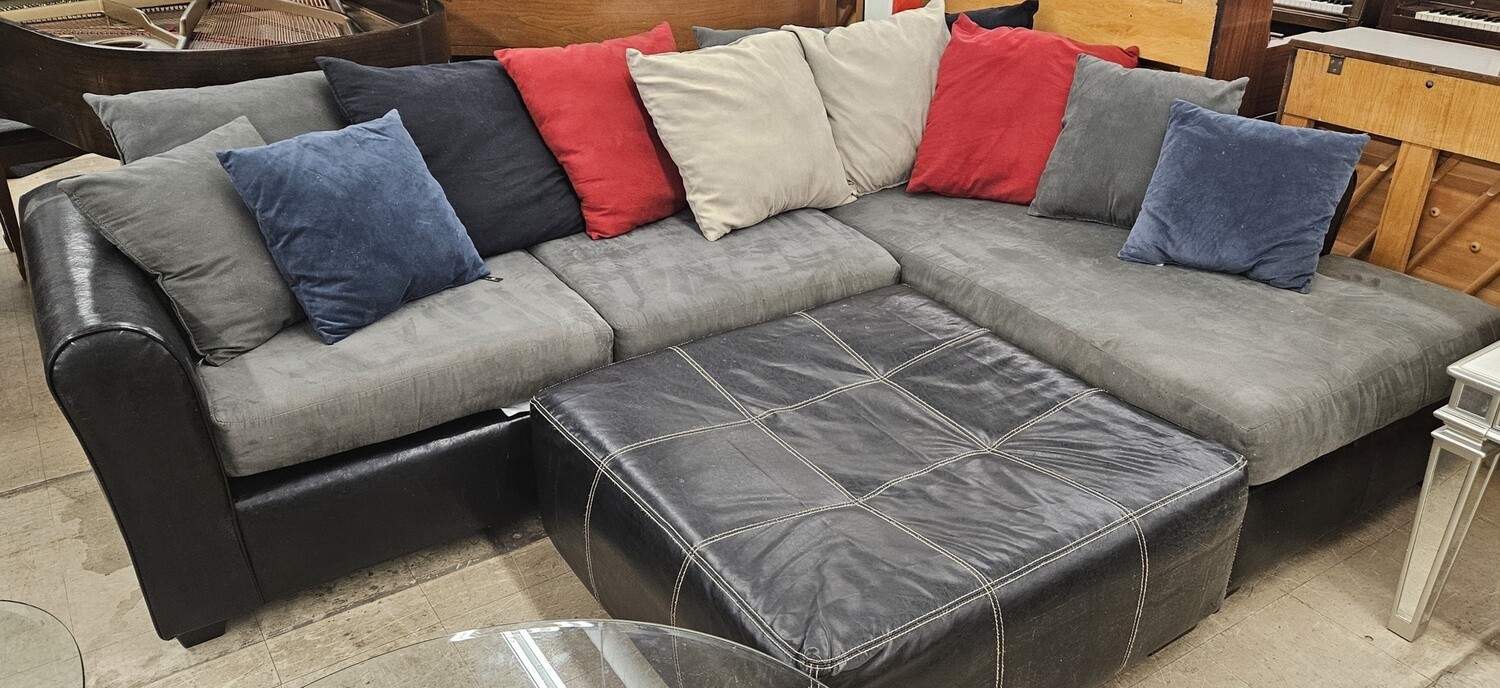 Stylish Grey Sectional