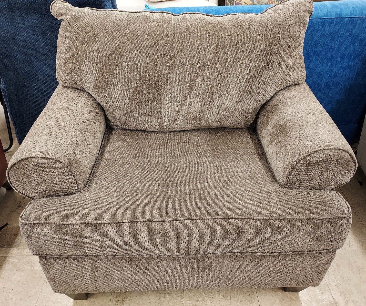 Large Grey Armchair