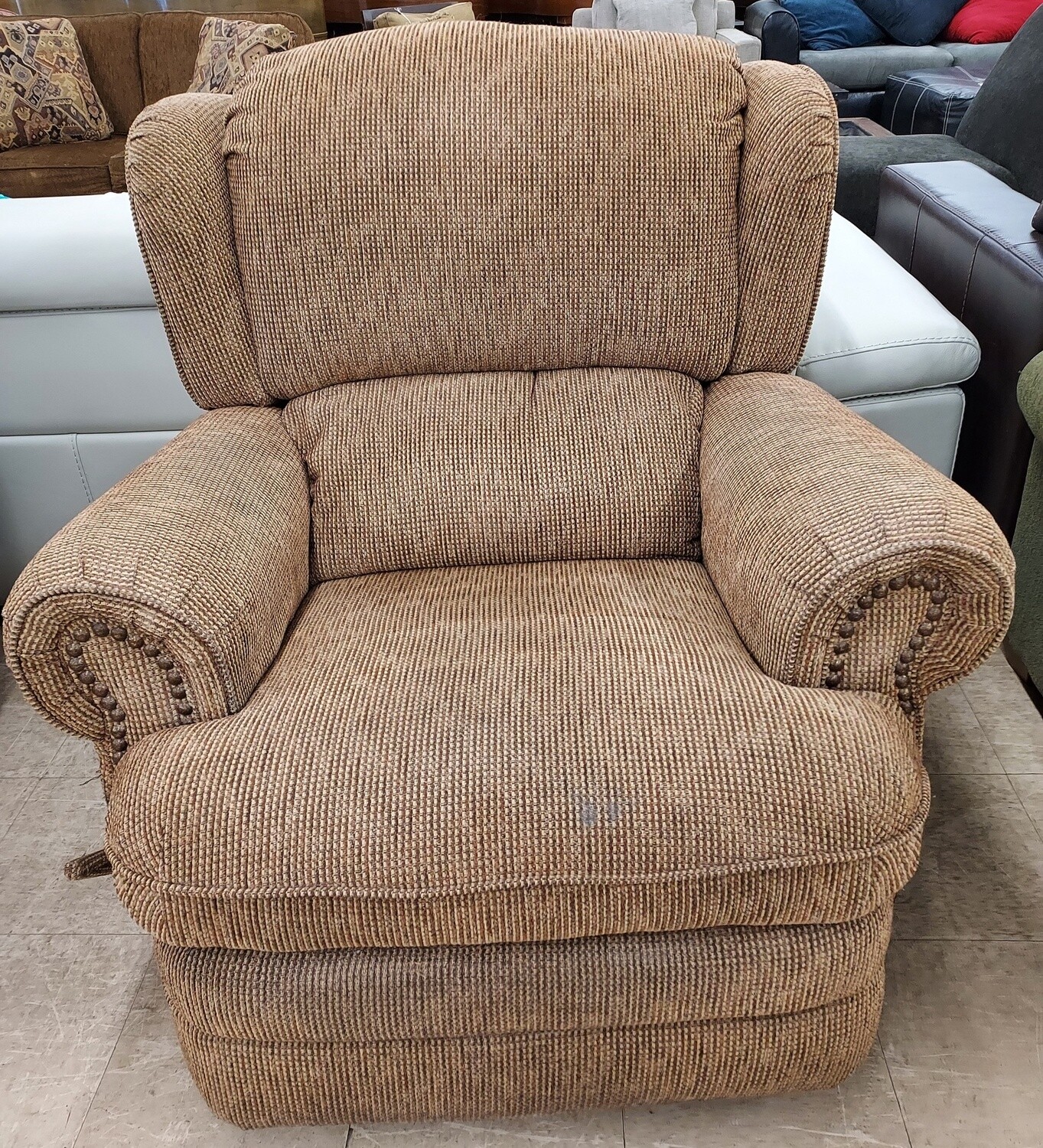 Brown Corduroy Recliner