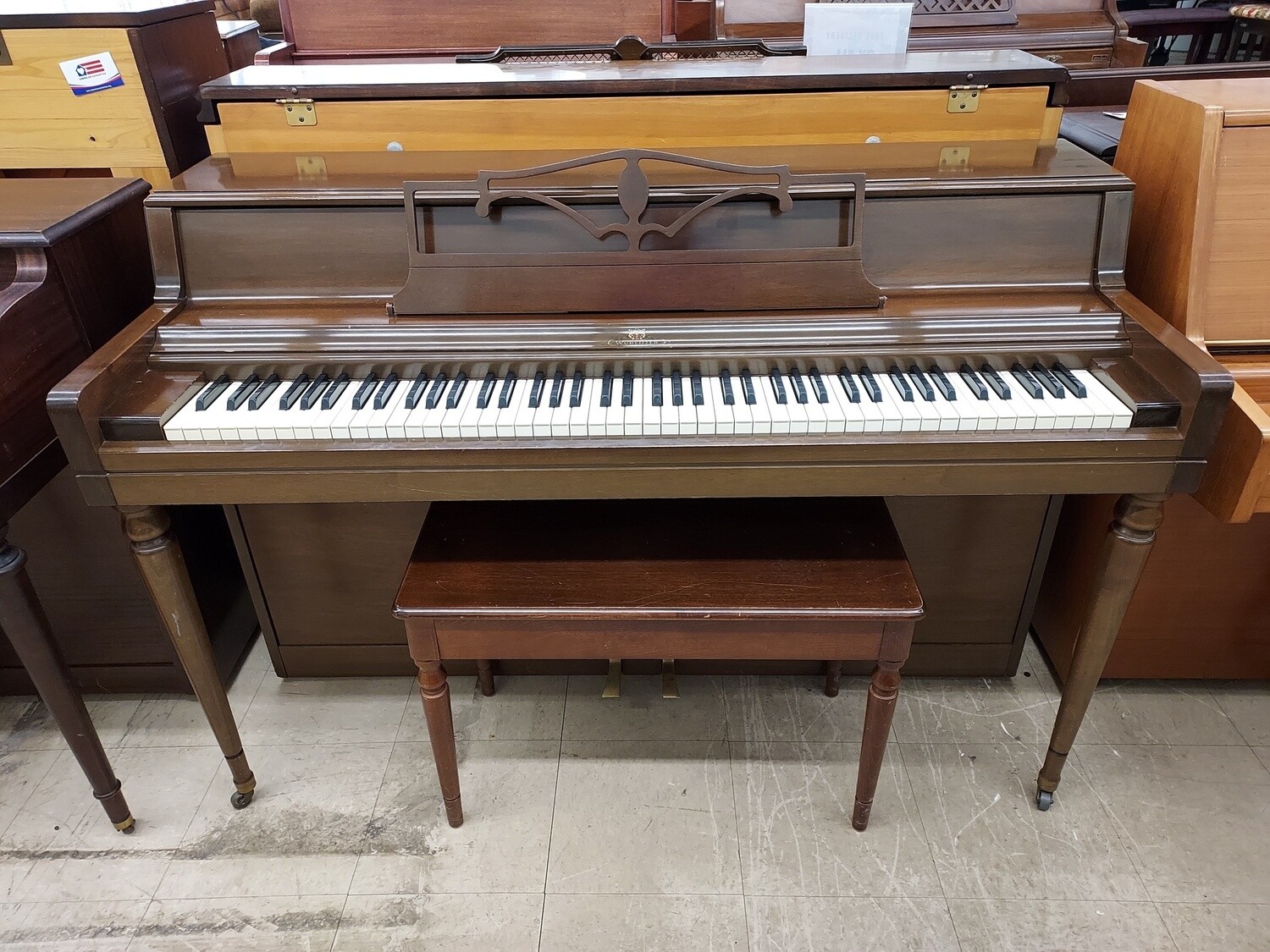 Chocolate Wurlitzer Spinet