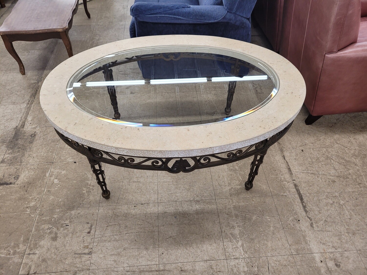 20th Century Iron Coffe Table
