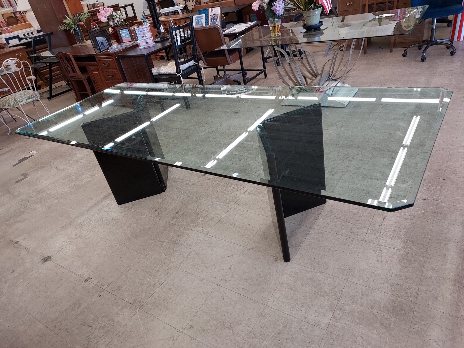 Large Glass Table