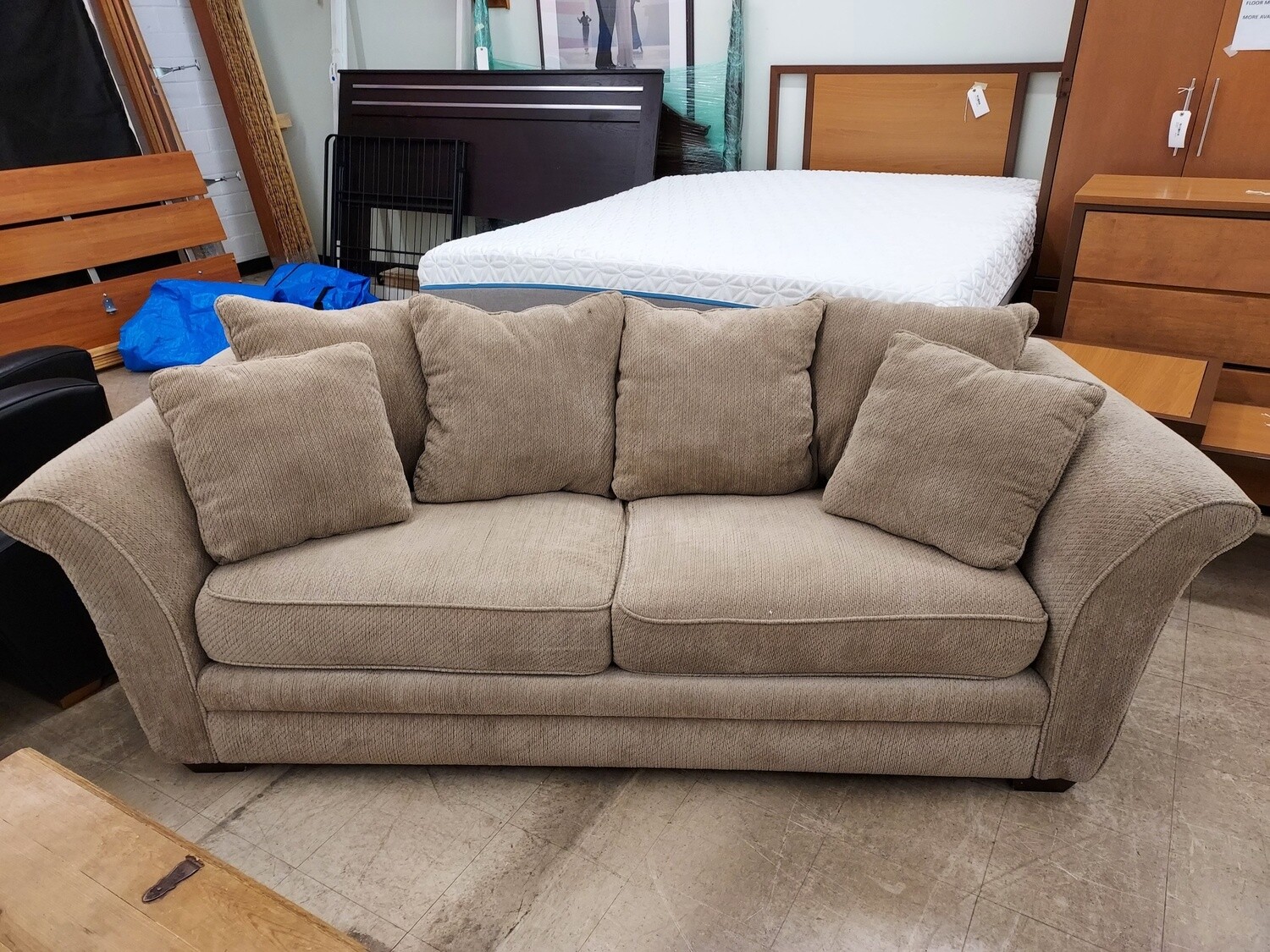 Tan Microfiber Couch