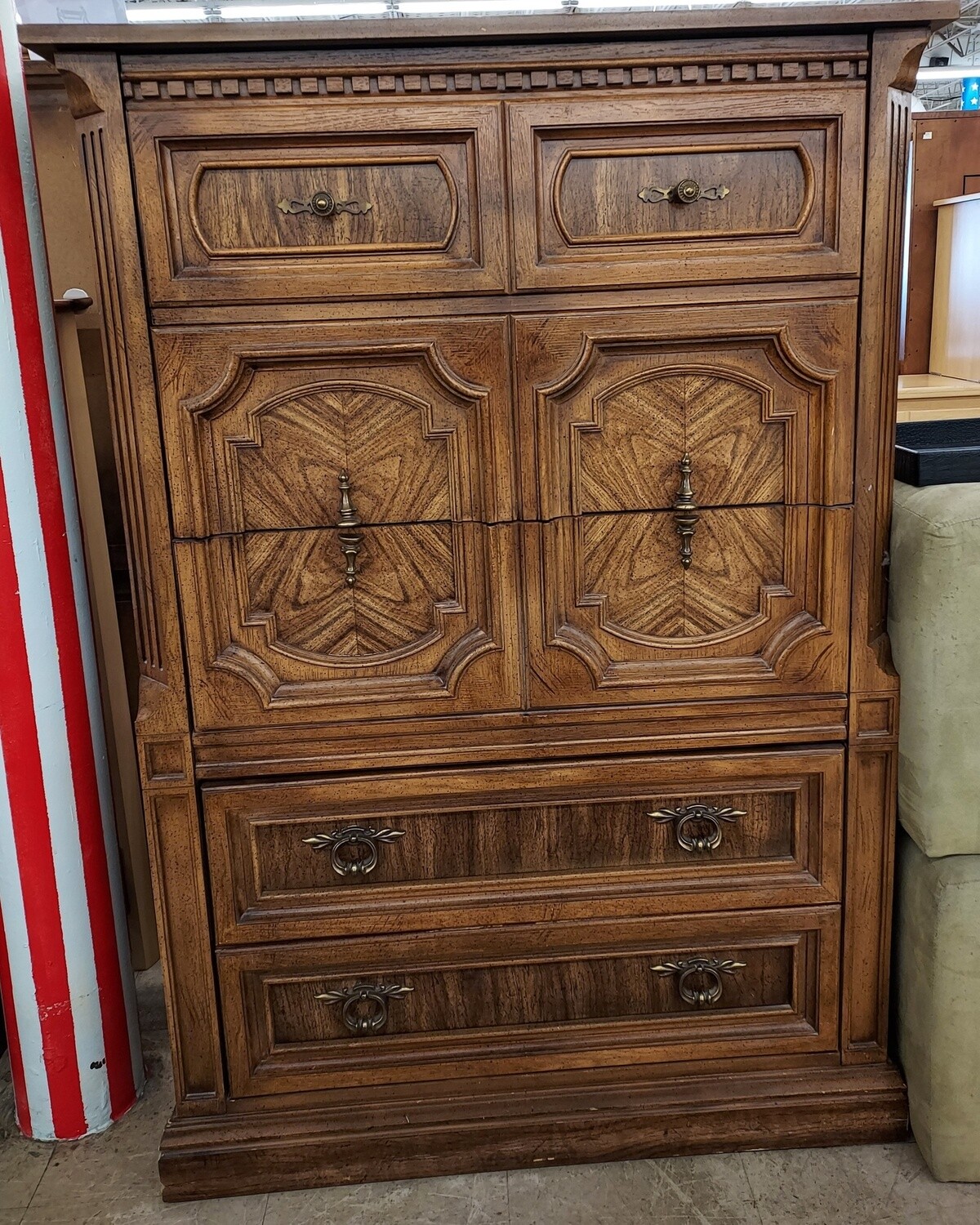 Dark Mediterranean Style Highboy