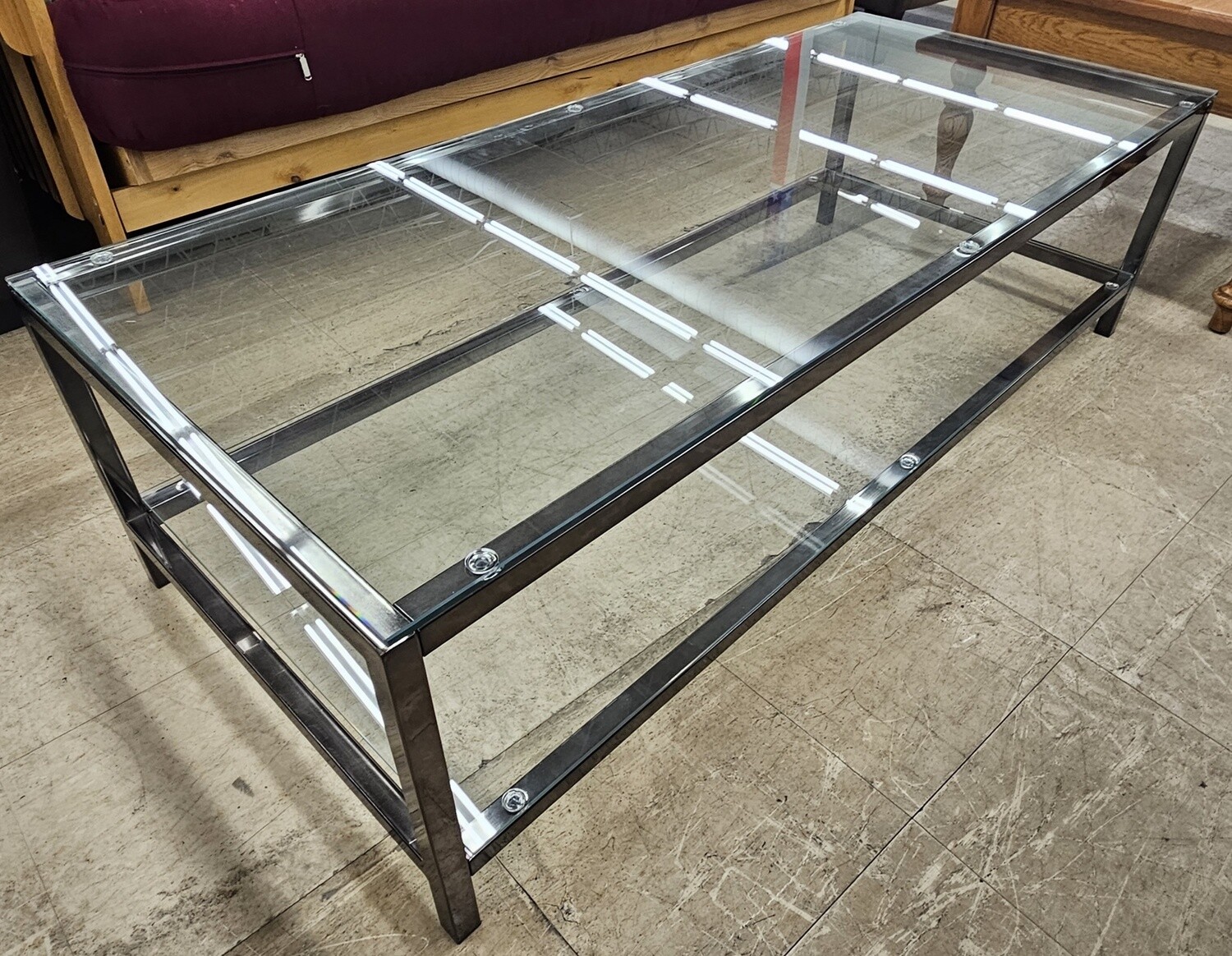 Contemporary Glass Coffee Table