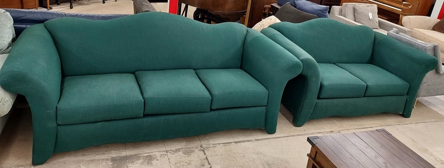 Forrest Green Couch Set