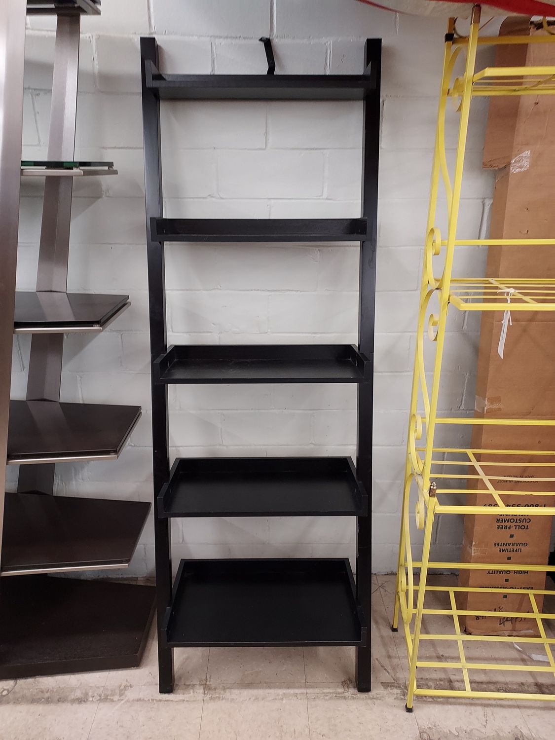 Black Ladder Shelf
