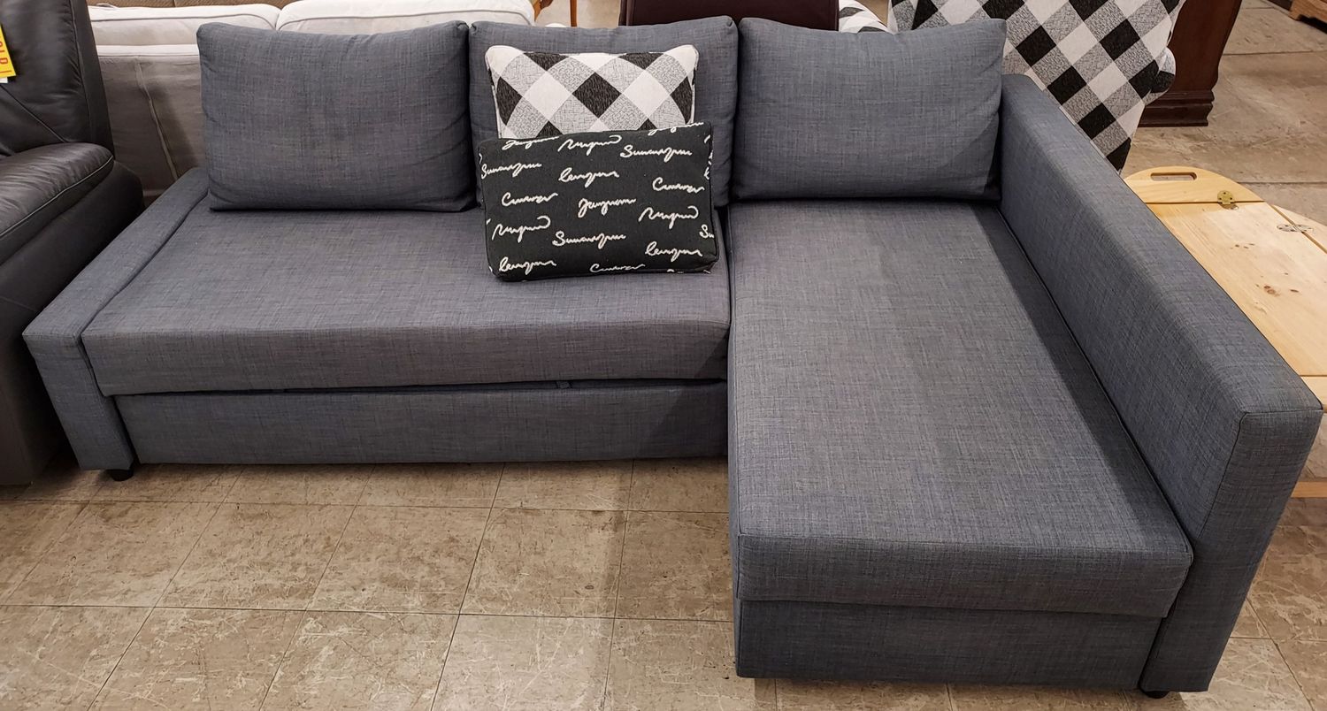 Dark Charcoal Grey Modern Hide-a-bed