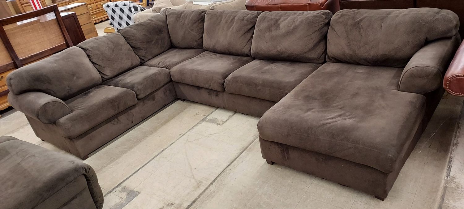 Fuzzy Wuzzy Sectional Couch