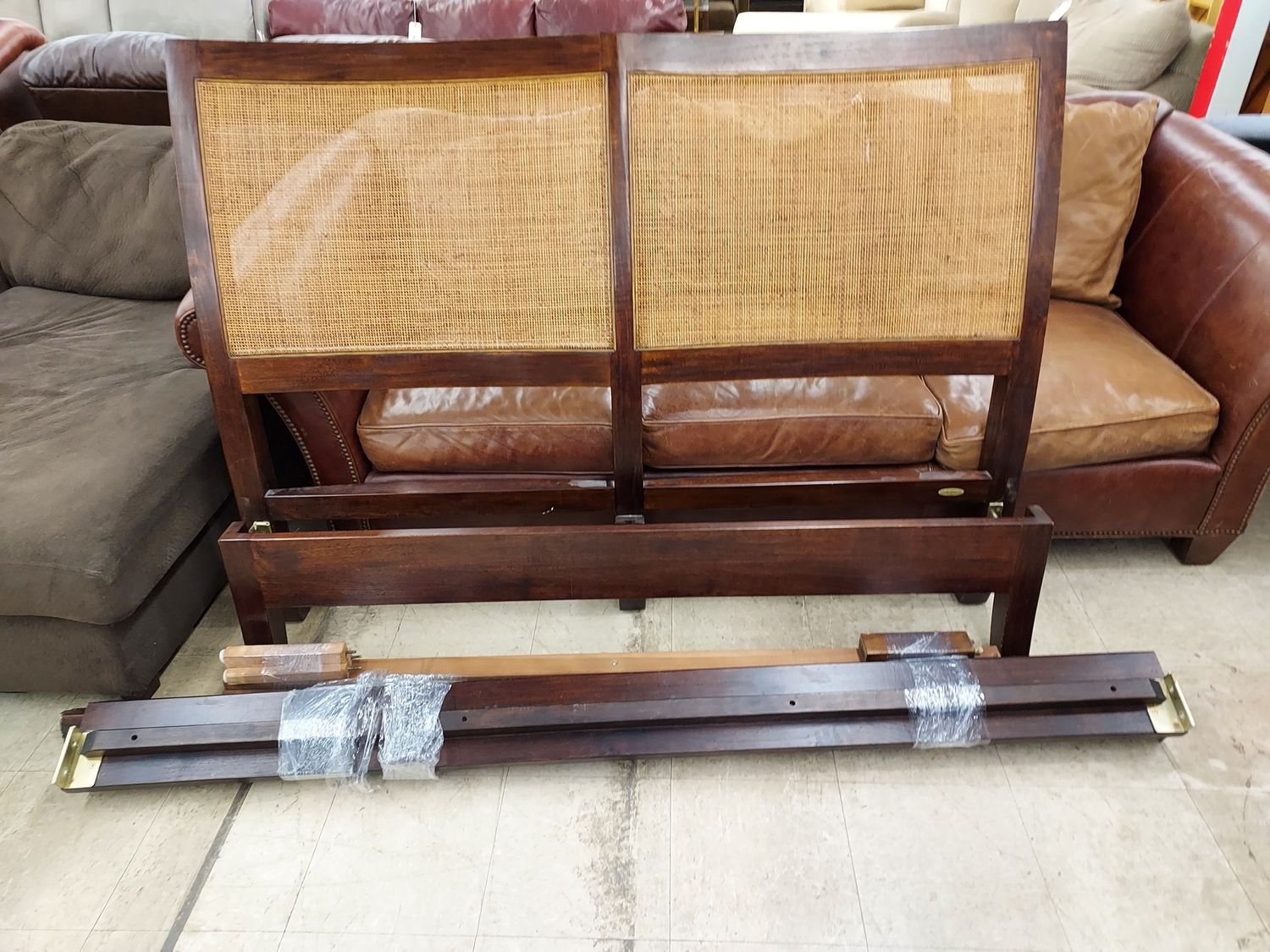 Create &amp; Barrel Queen Size Bedframe