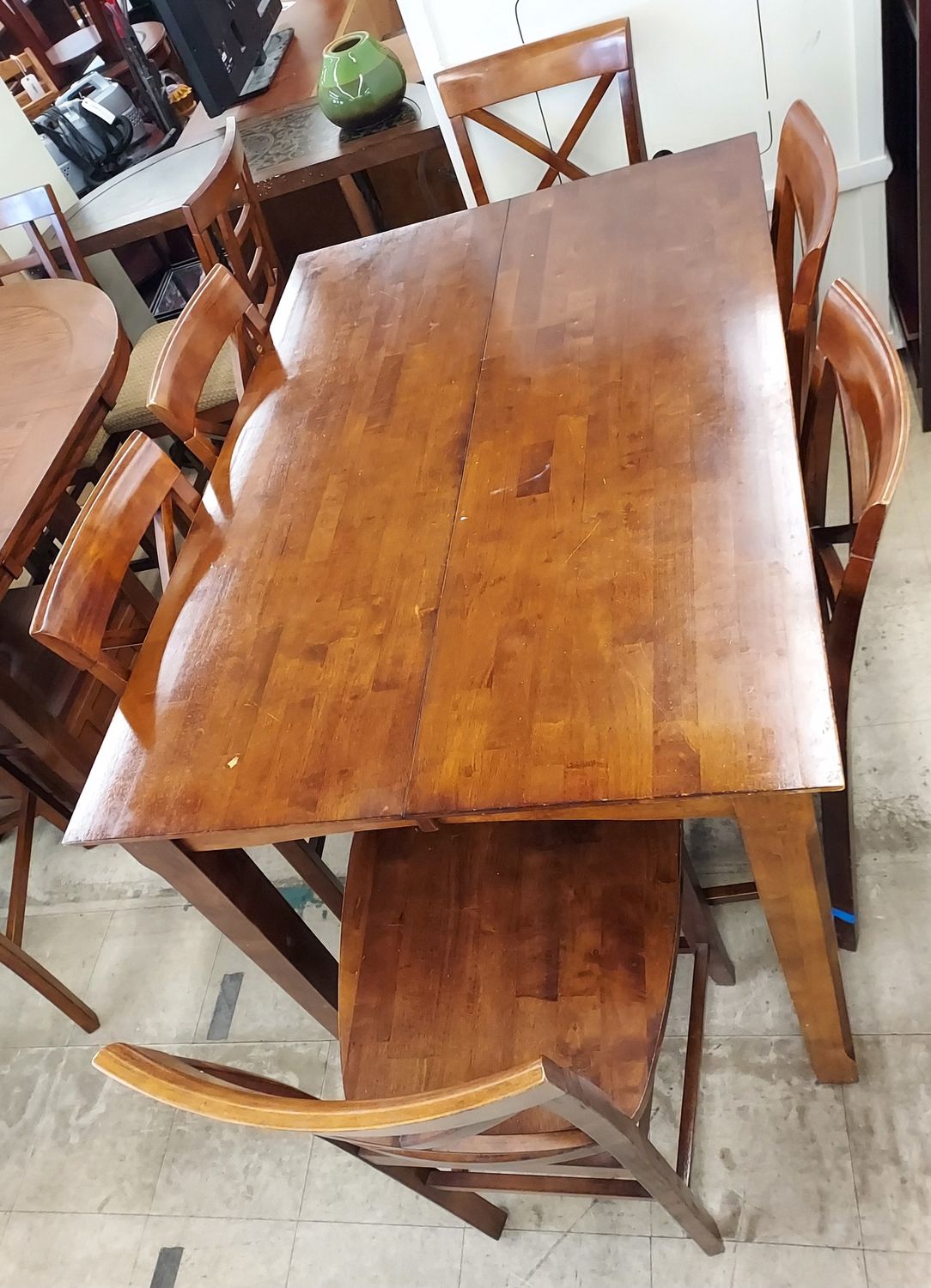 Hide-a-leaf Dining Table - NO CHAIRS