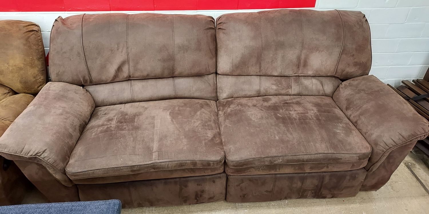 Brown Push Button Recliner