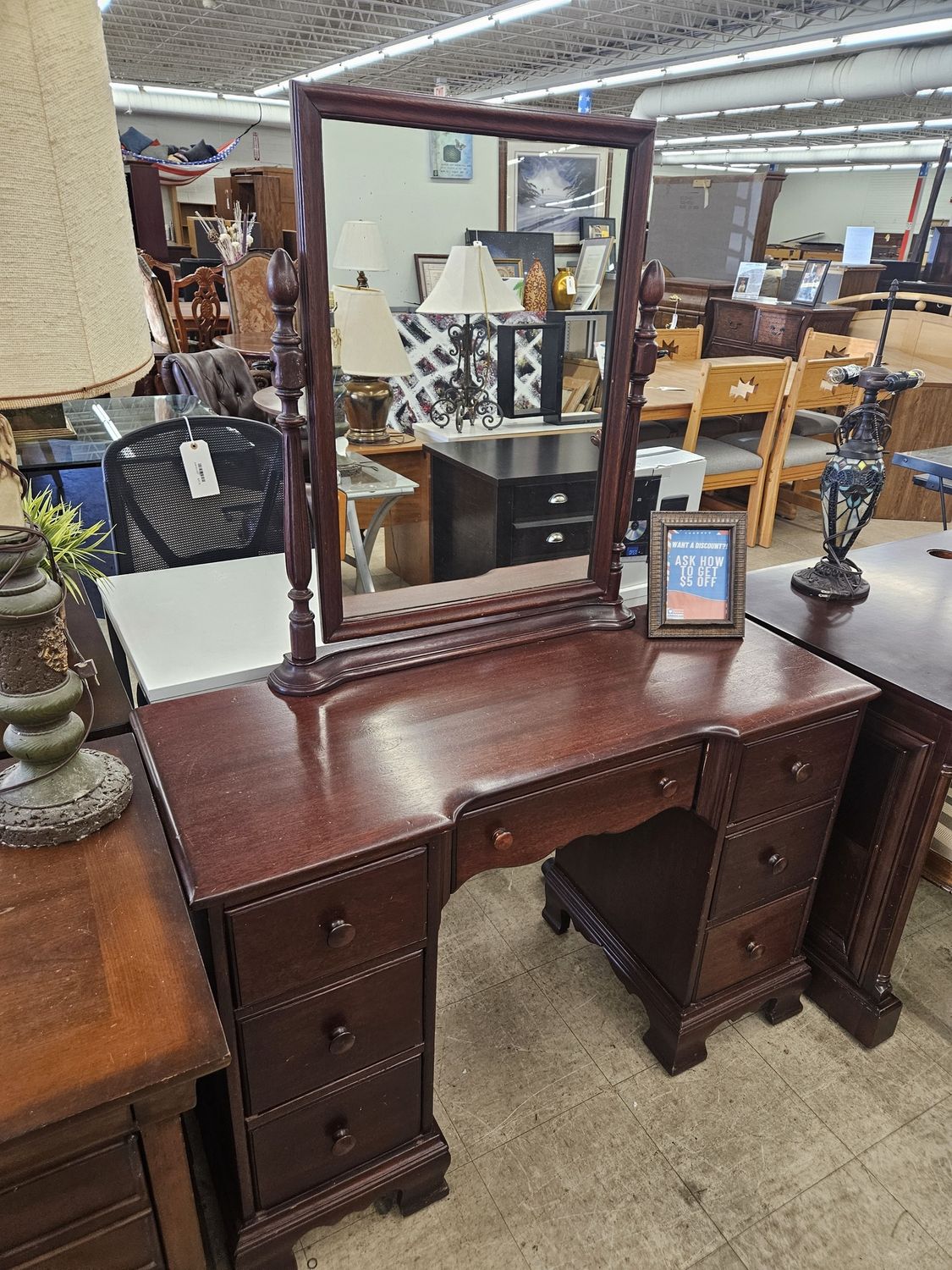 Cherry Vanity