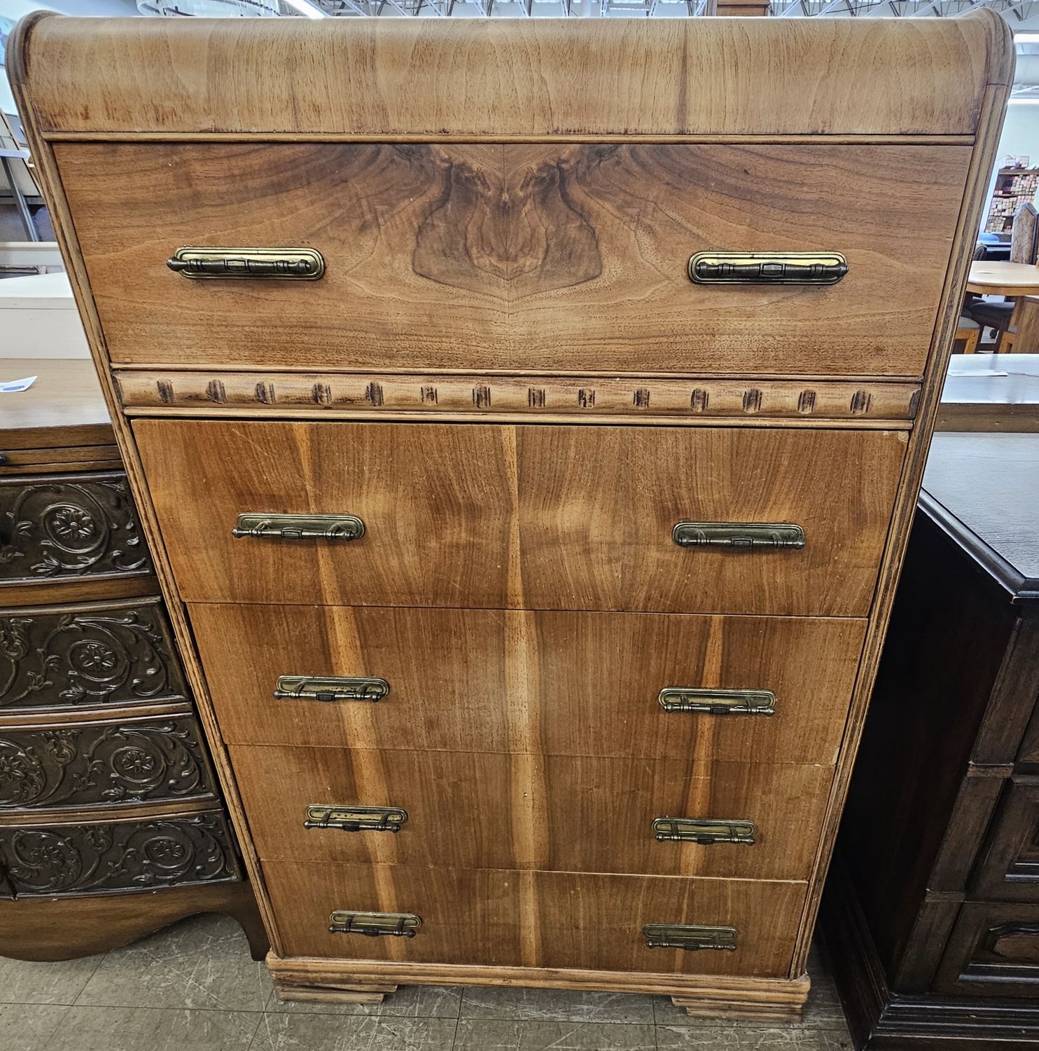 Unique Belveled Top Dresser