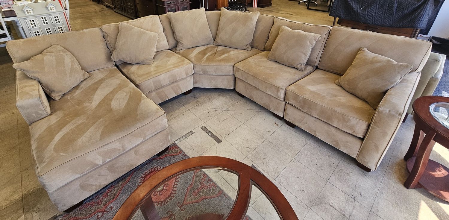 Stunning Tan Sectional.