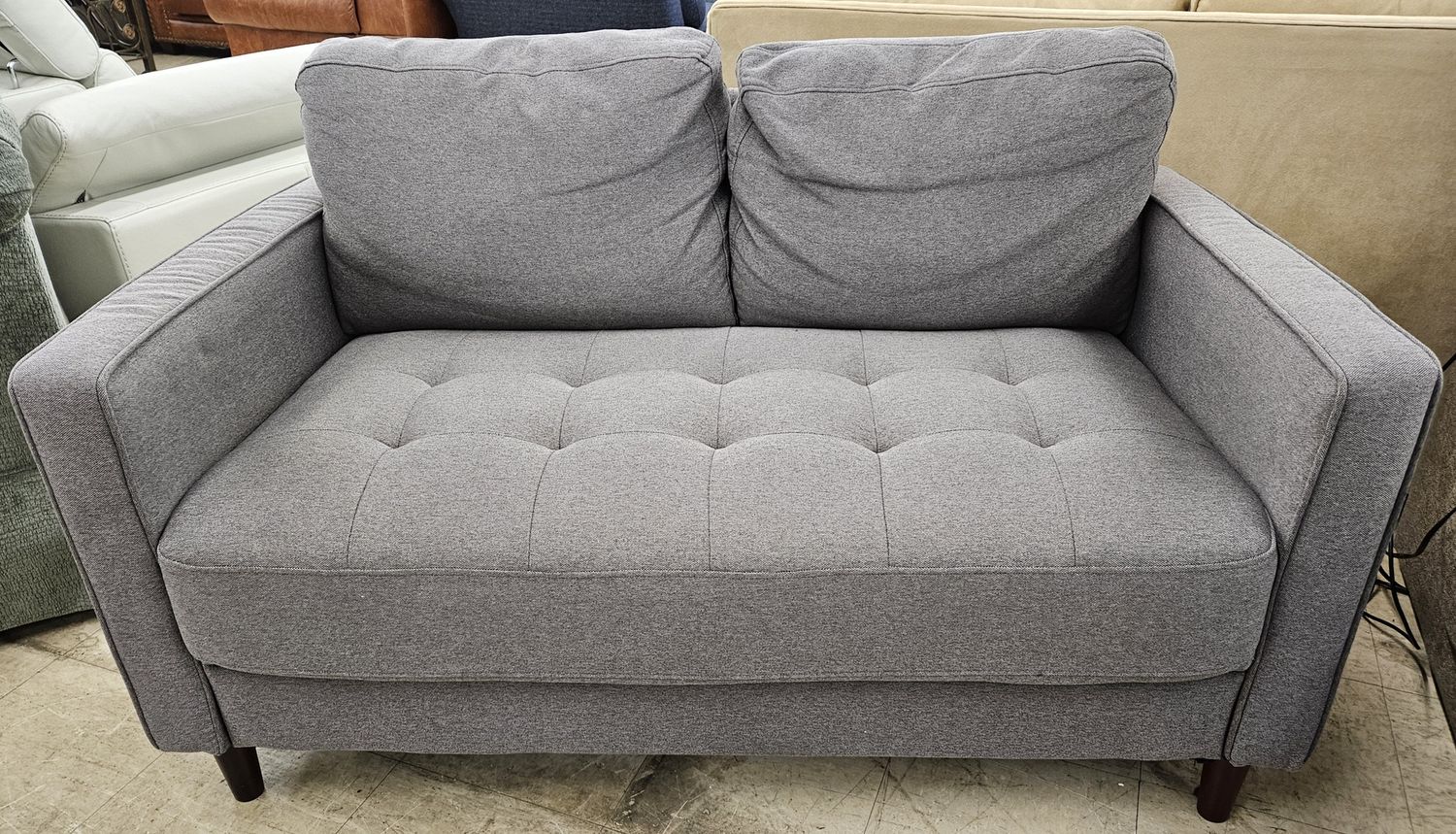 Lifestyle Solutions Lorelei Mid-Century Modern Loveseat