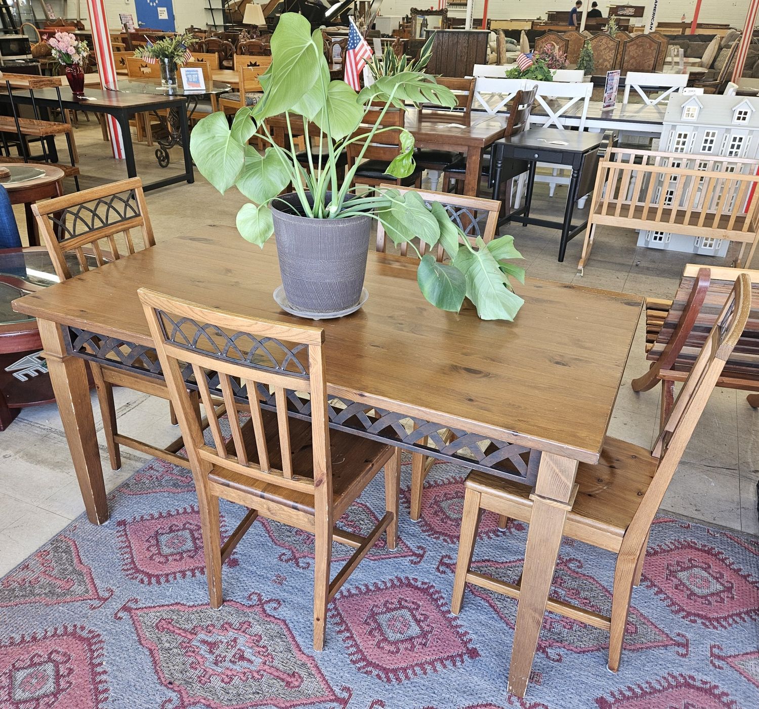 Elegant Wooden Table &amp; Chairs