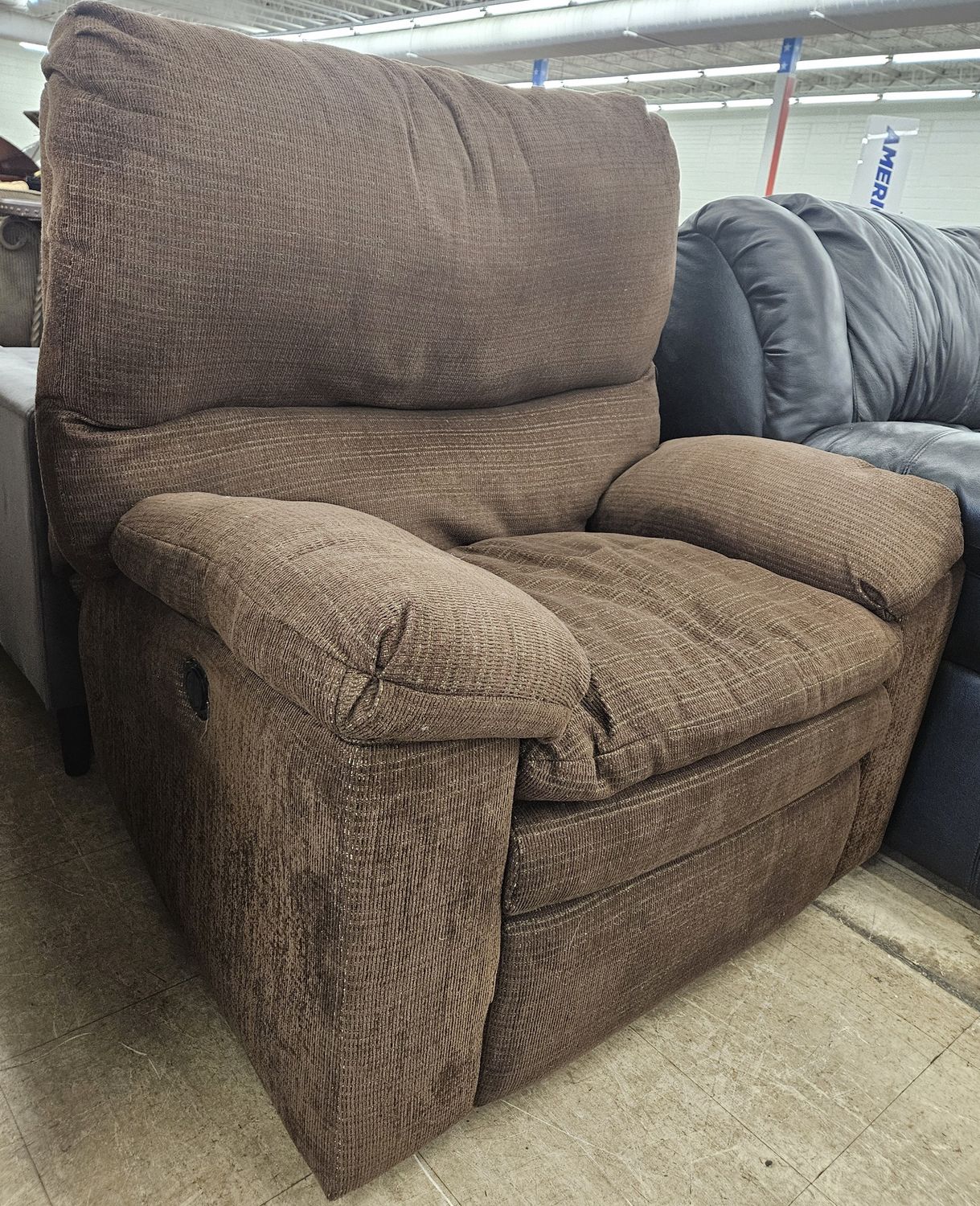Brown Power Recliner Chair