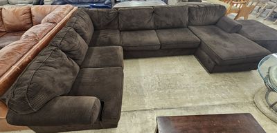 Large three-piece sectional couch