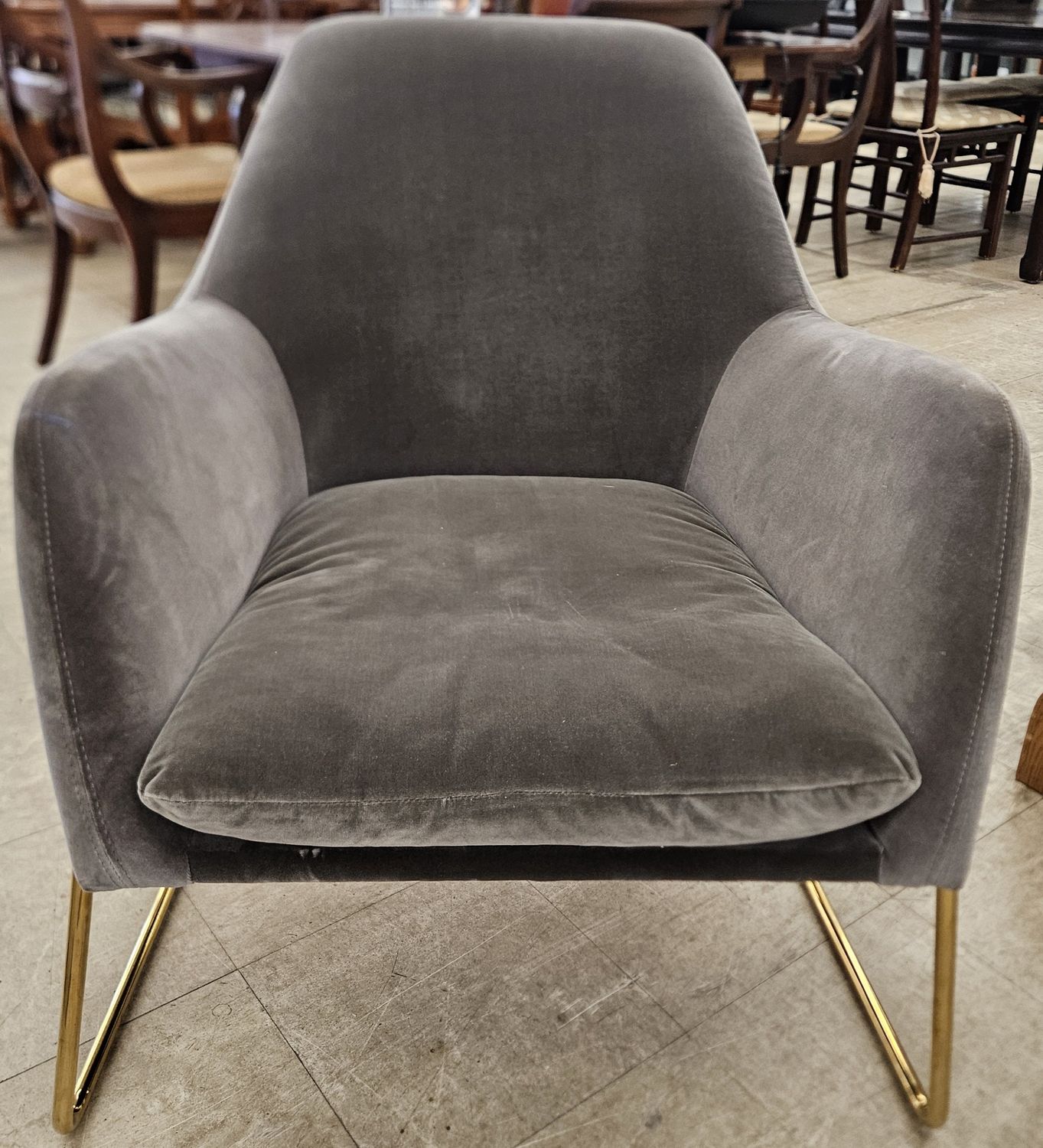 Nadir Arm Chair - Gray