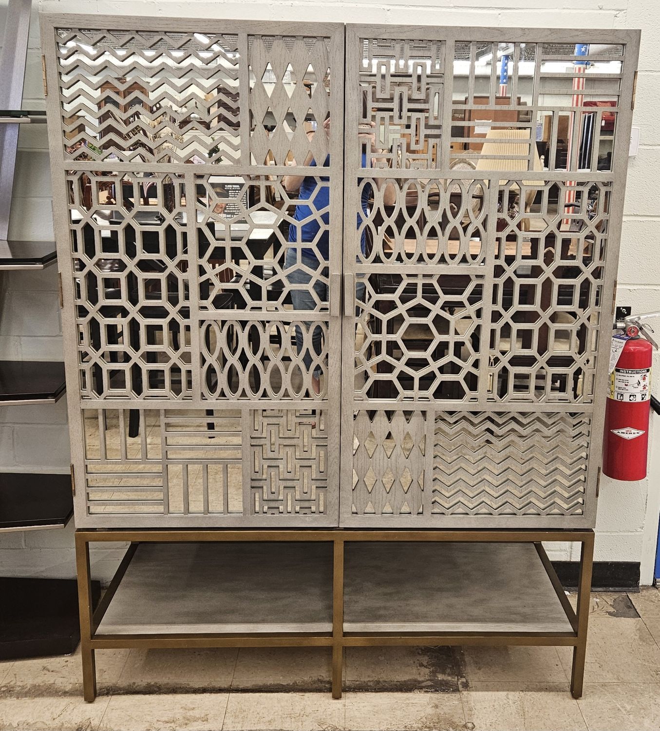 Tito Tall Cabinet - This piece is nearly $7000 brand new!