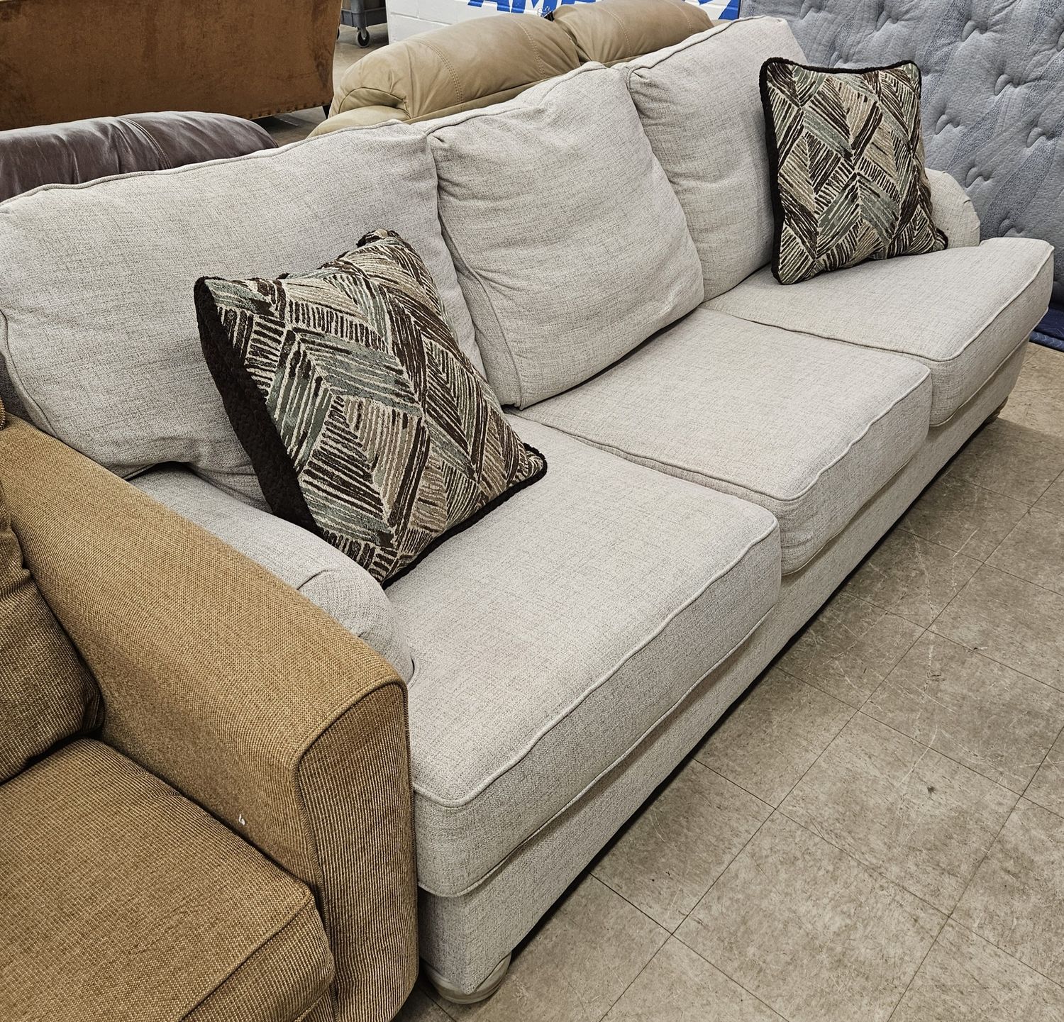 Comfortable Grey Couch
