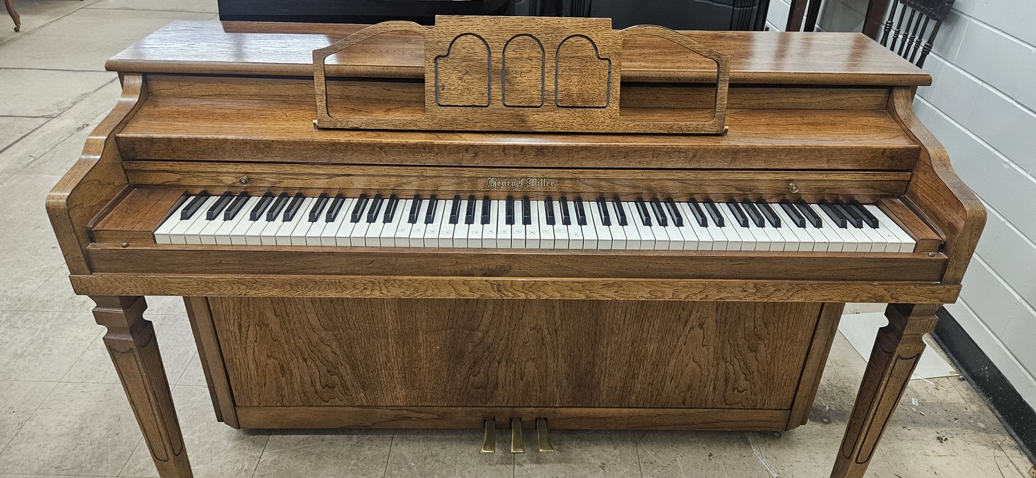Henry F Miller Spinet Piano **FREE DELIVERY