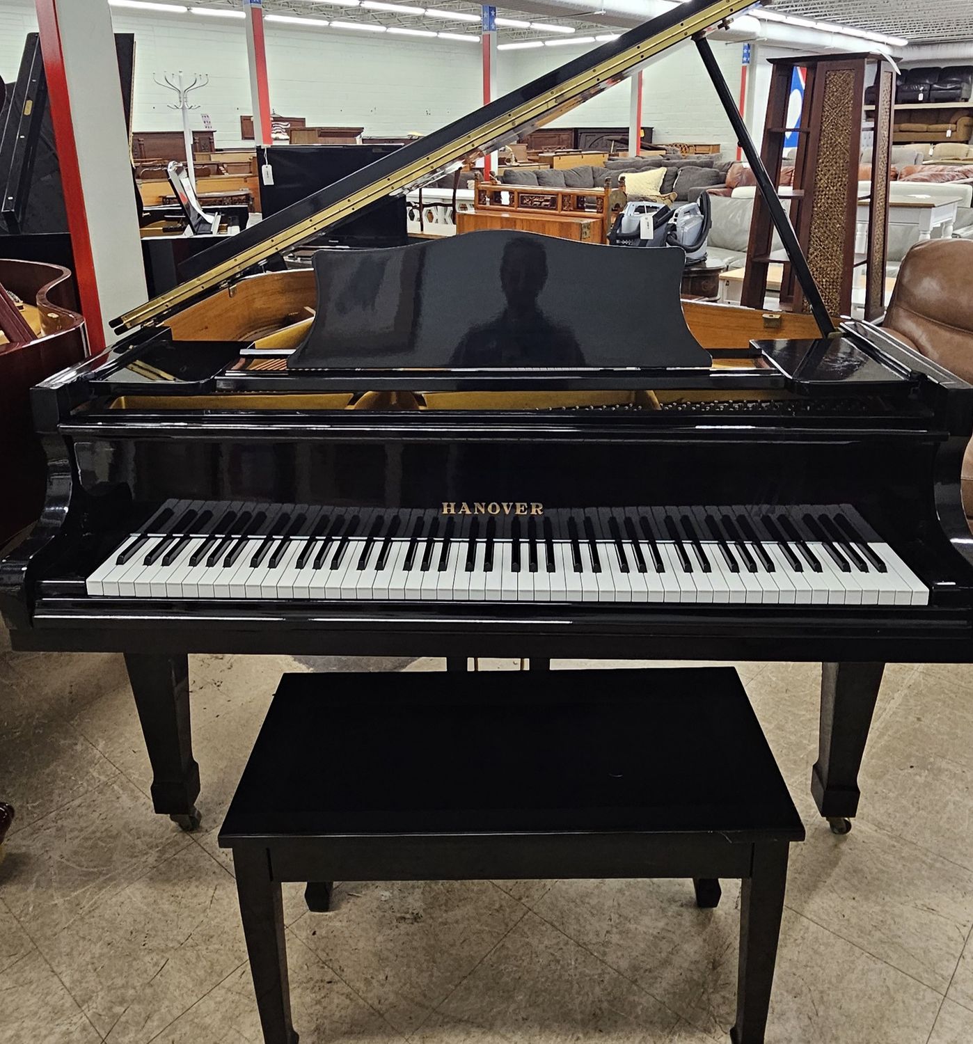 Gloss Ebony Petite Baby Grand Piano **FREE DELIVERY