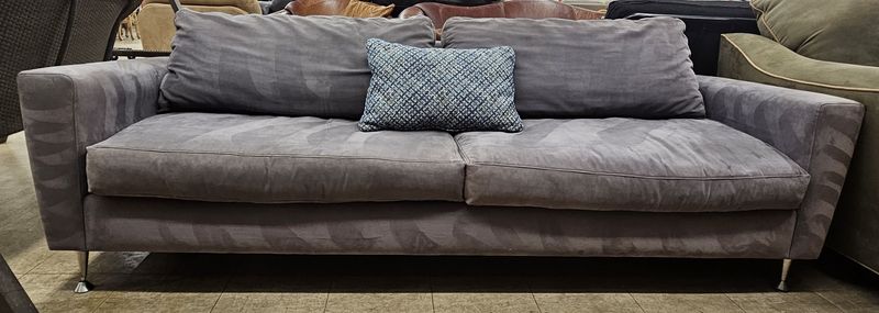Grey microfiber couch!