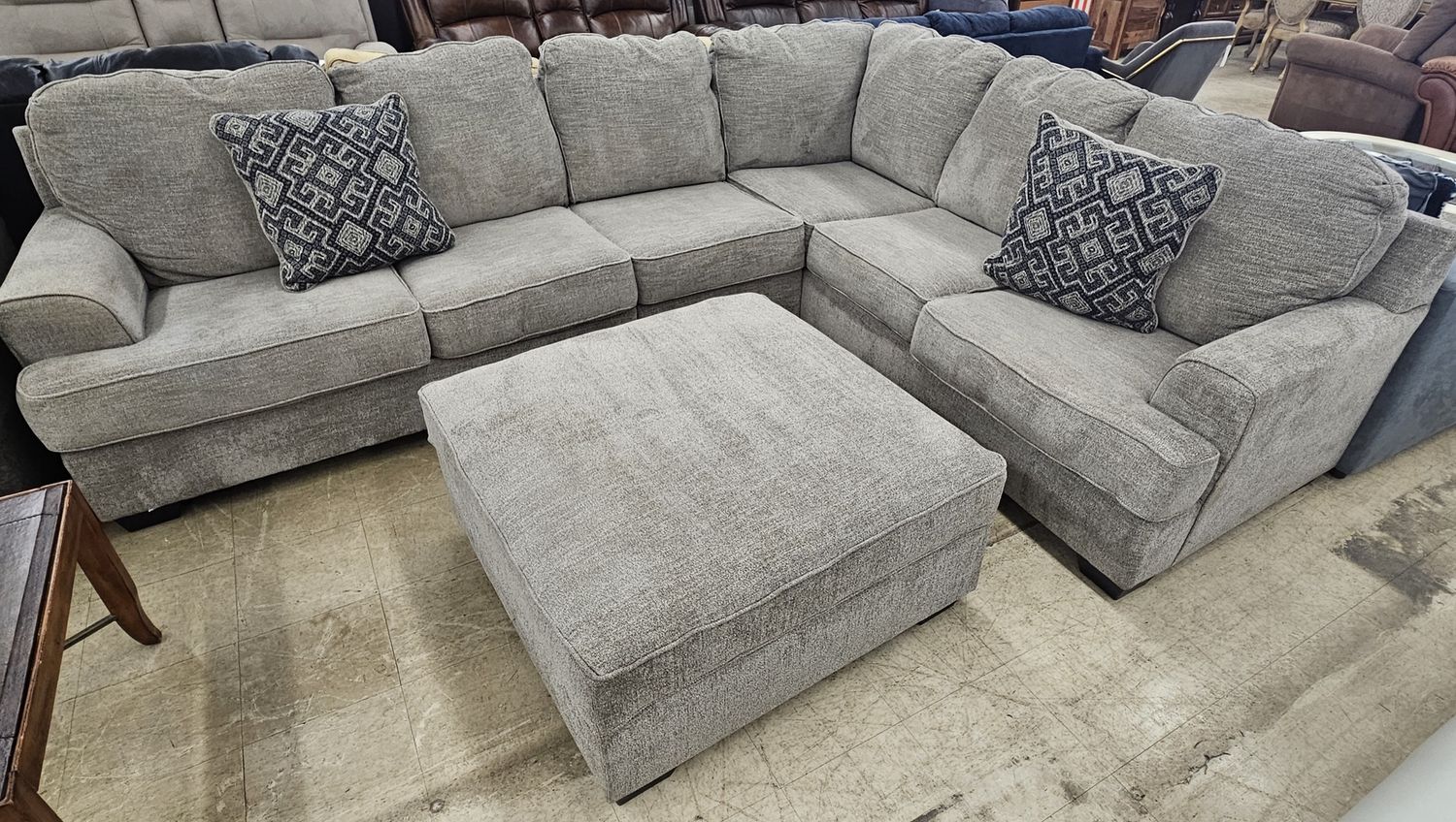 Modern Grey Sectional