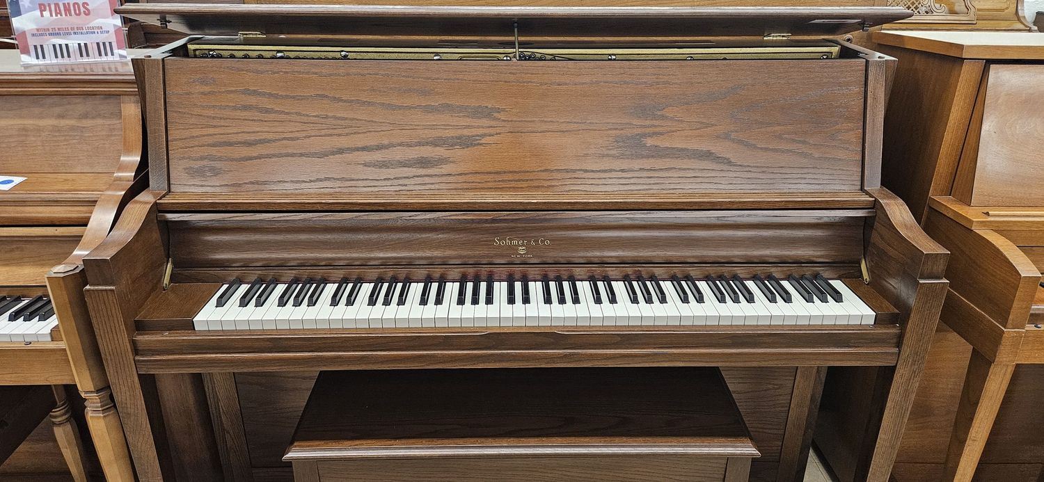Dark Walnut Sohmer Studio Piano *FREE DELIVERY