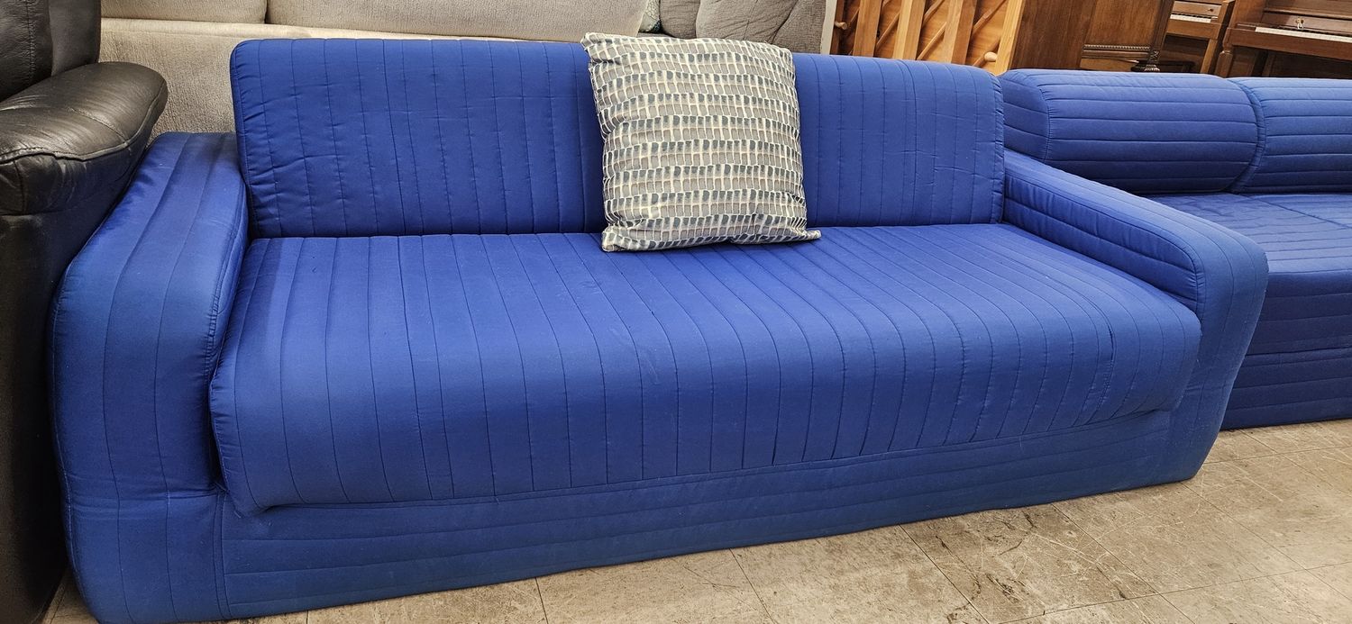 Sporty Blue Couch &amp; Chair Set *DELIVERY AVAILABLE