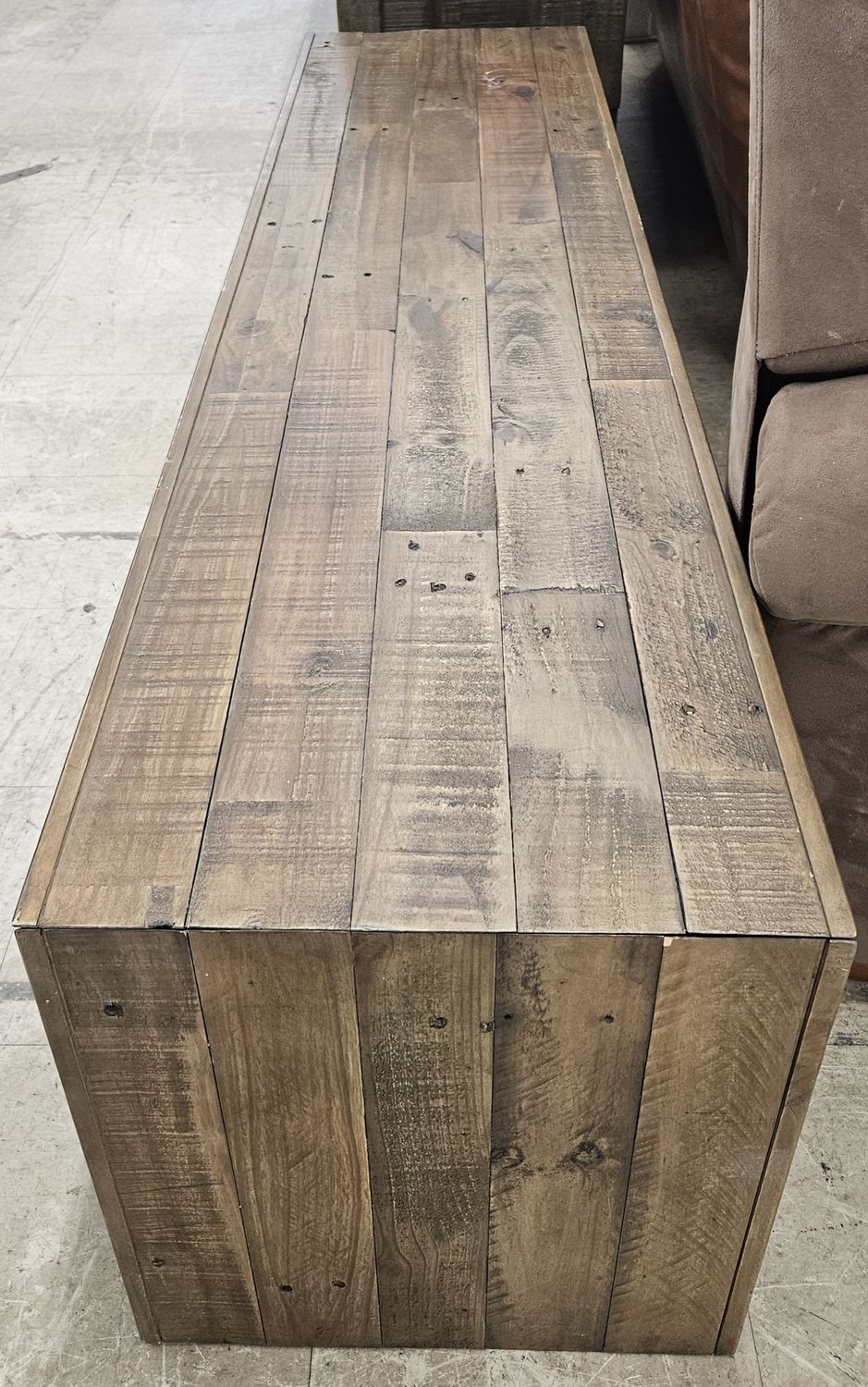 Ashley Sommerford Rustic Wood Dining Room Bench