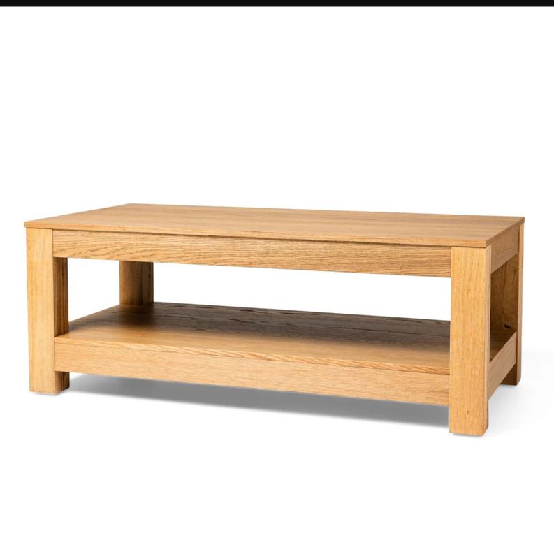 Maven Lane - Paulo Wooden Coffee Table - Weathered Natural Finish