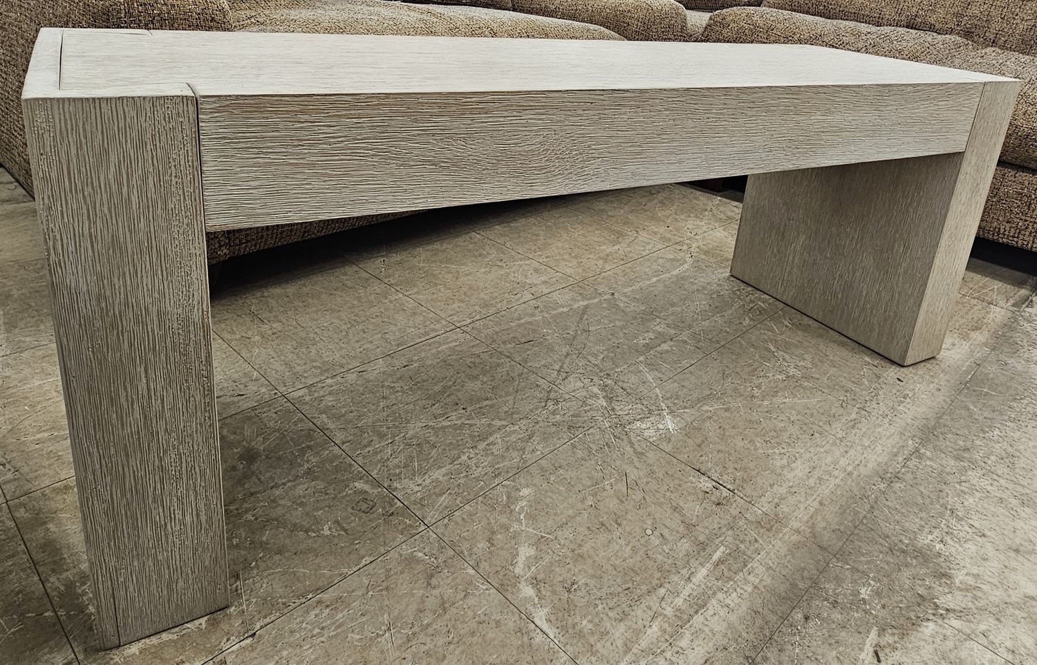 Maven Lane Zeno Contemporary Wooden Backless Bench