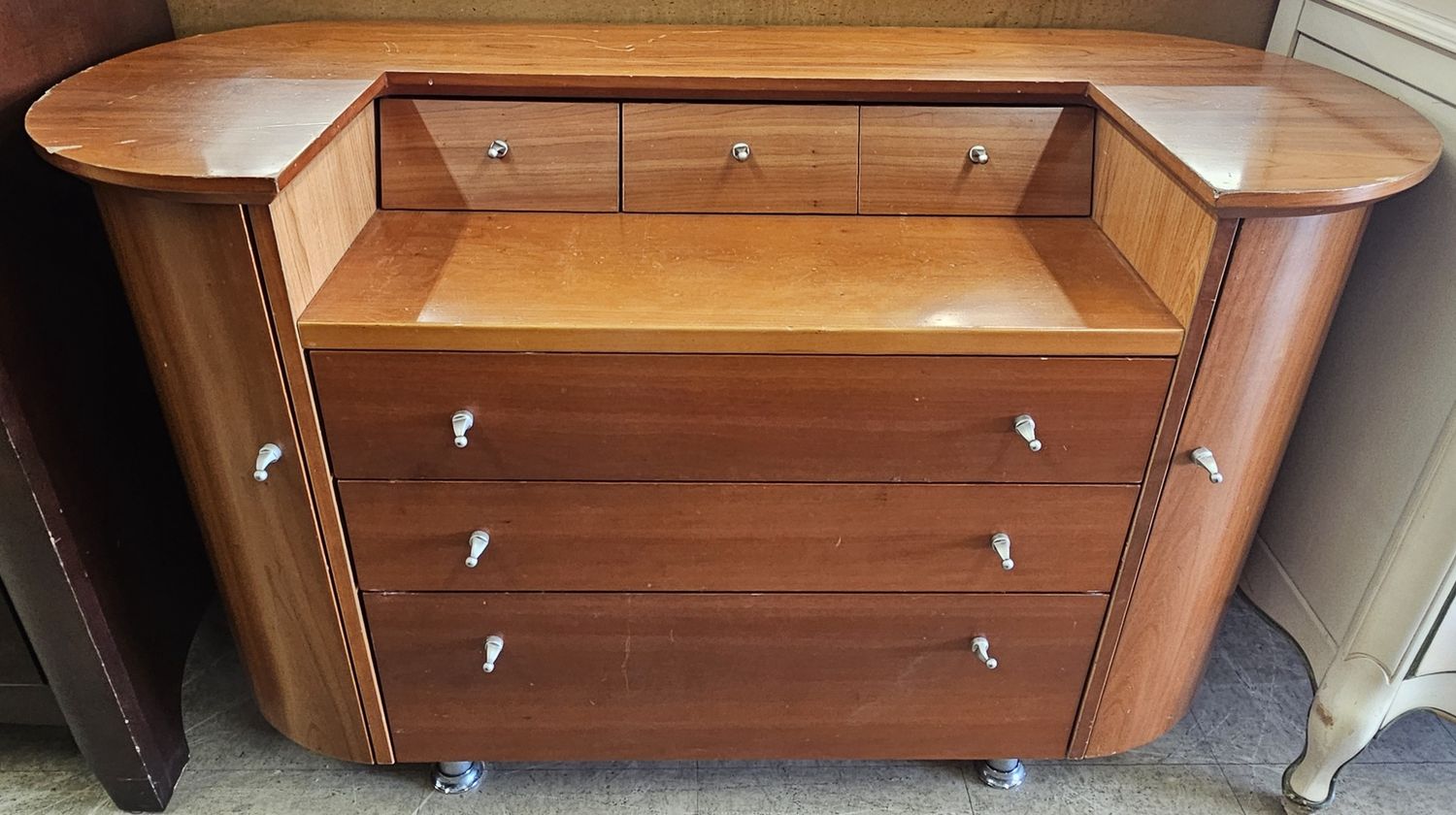 Unique Cherry Wood Dressing Table