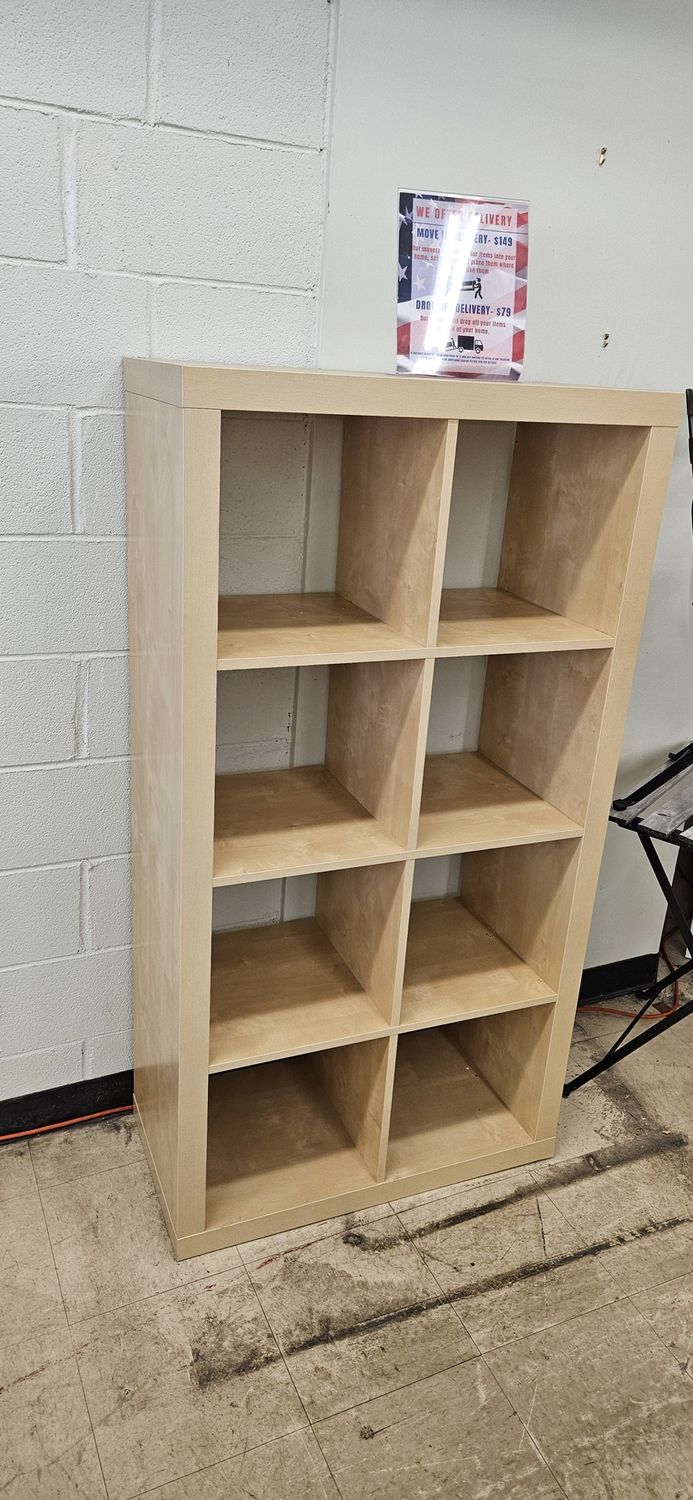 Blonde Cube Shelf  **DELIVERY NOT