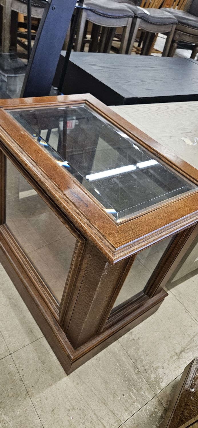 Glass Display Box End Table **DELIVERY NOT