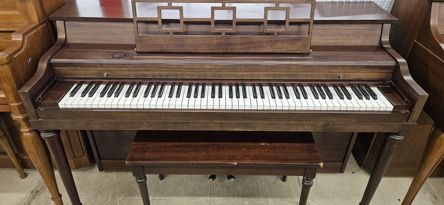 Modern Style Cable Nelson Spinet Piano **FREE DELIVERY
