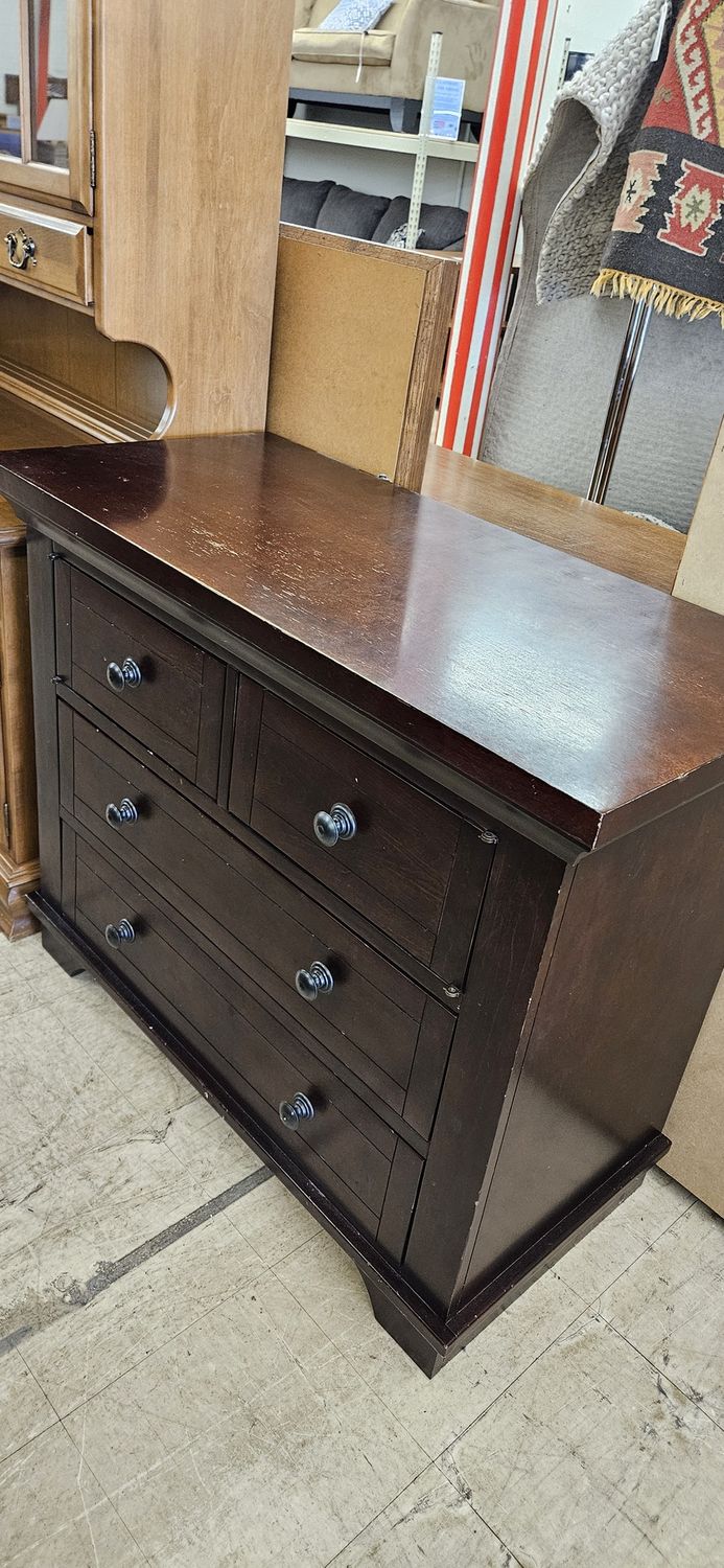 Dark 4 Drawer Dresser **DELIVERY AVAILABLE