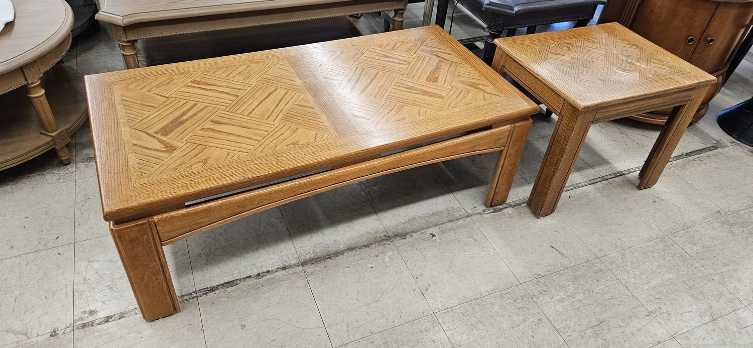 Oak Coffee Table / End Table Set **DELIVERY AVAILABLE