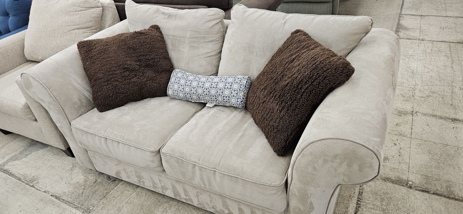 Light Microfiber Loveseat **DELIVERY AVAILABLE