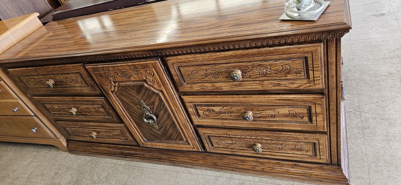 Ornate Lowboy Dresser ** DELIVERY AVAILABLE